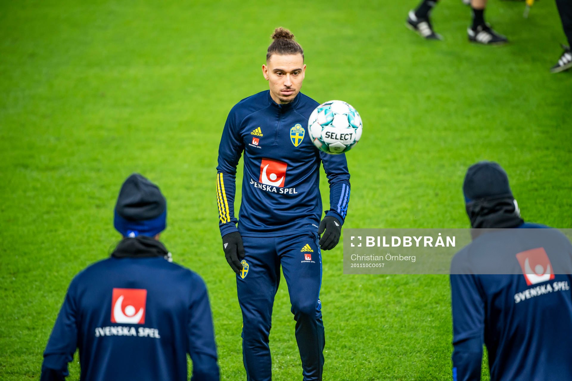 Jordan Larsson of the Swedish national football team