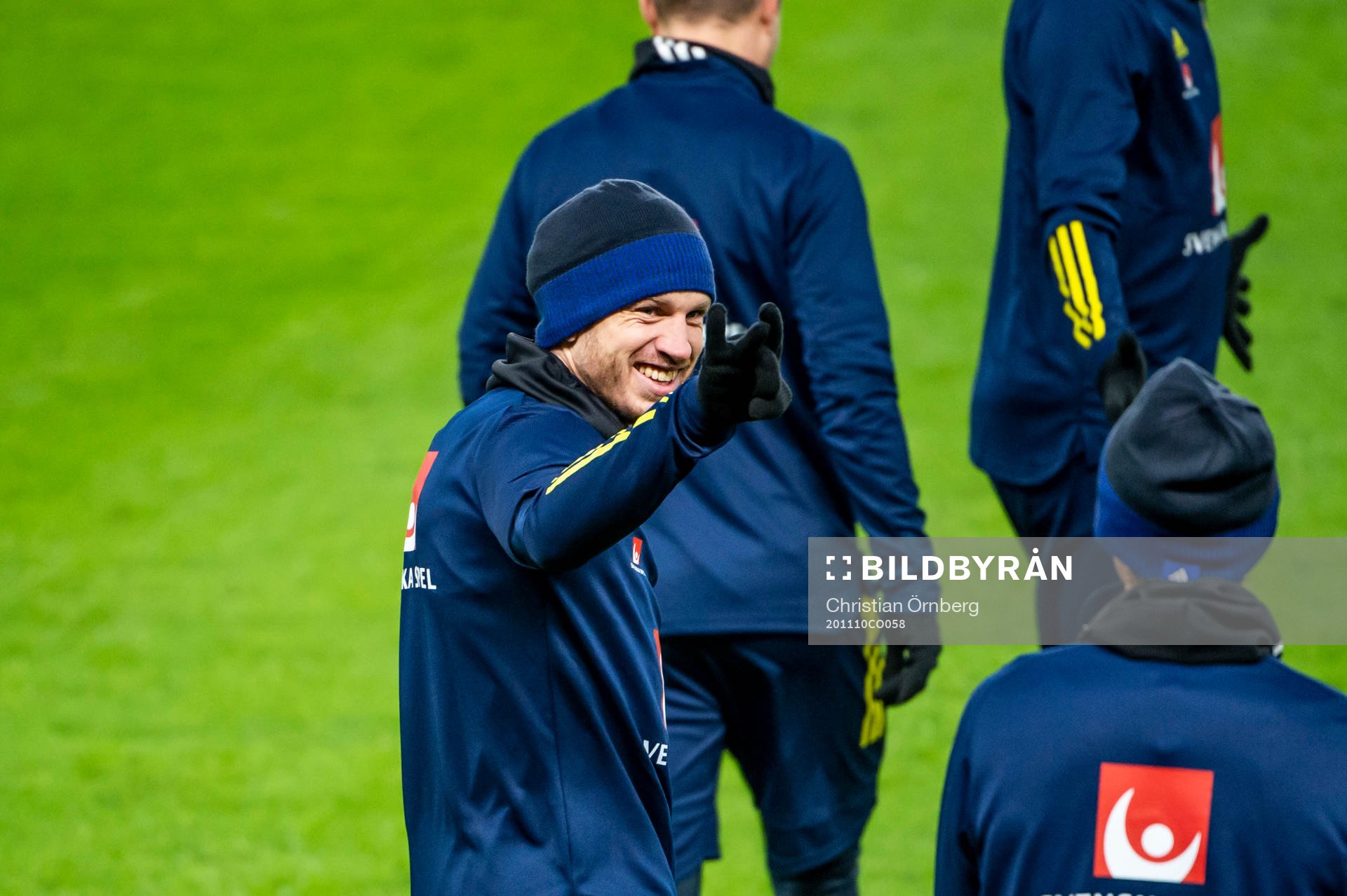 Gustav Svensson of the Swedish national football team
