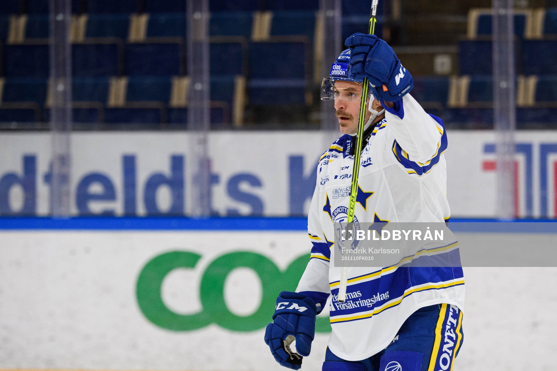Leksands Johan Fransson jublar