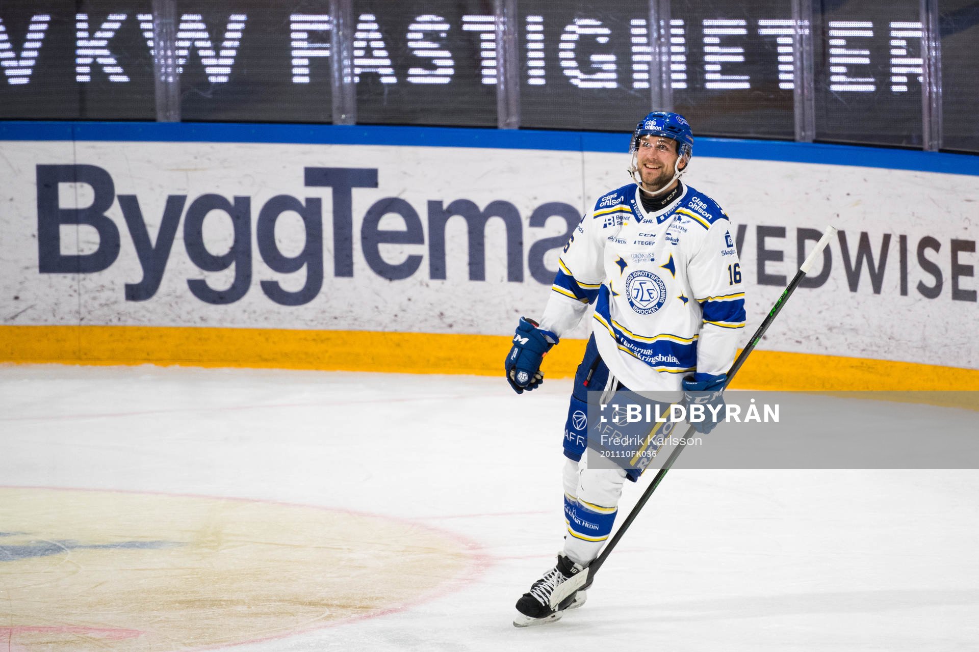 Leksands Daniel Gunnarsson jublar