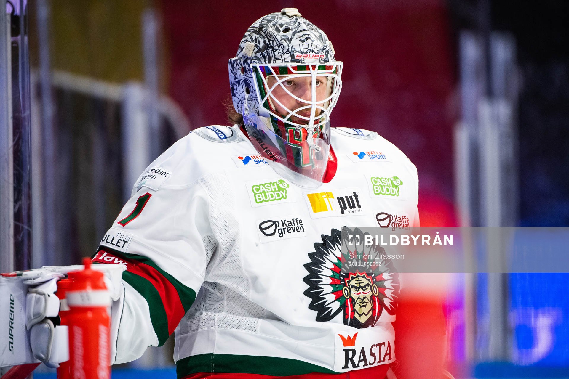 Frölundas målvakt Niklas Rubin