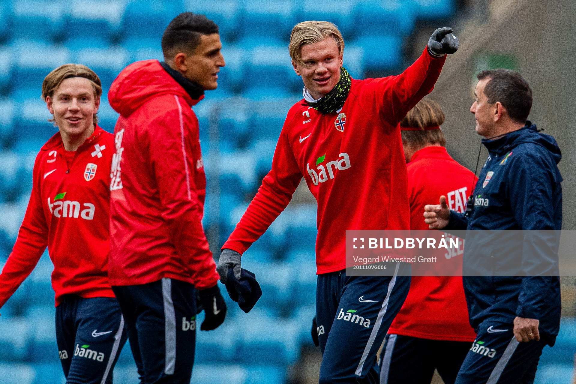 Erling Braut Haaland of the Norwegian national football team