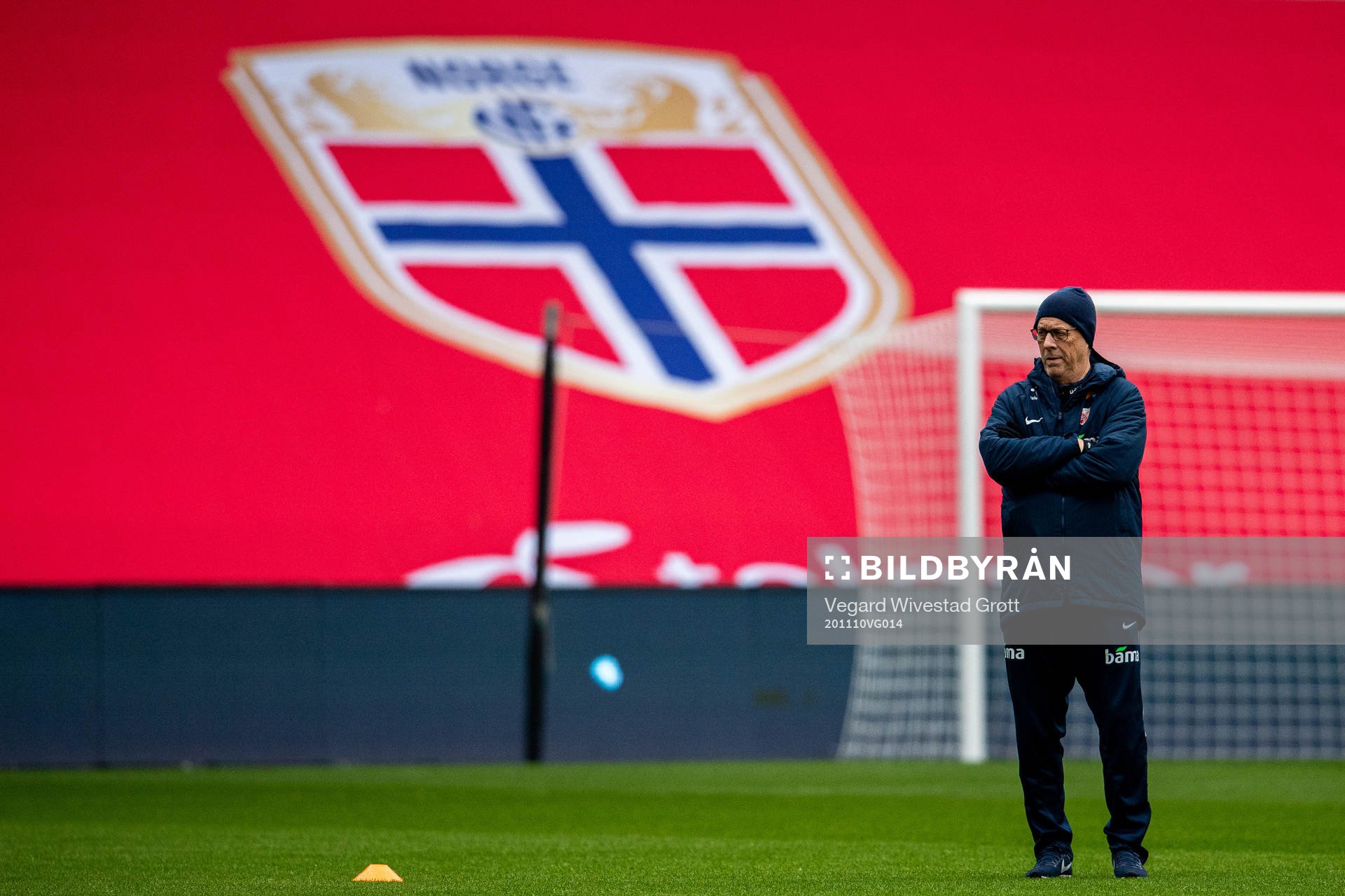 Lars Lagerbäck, head coach of the Norwegian national