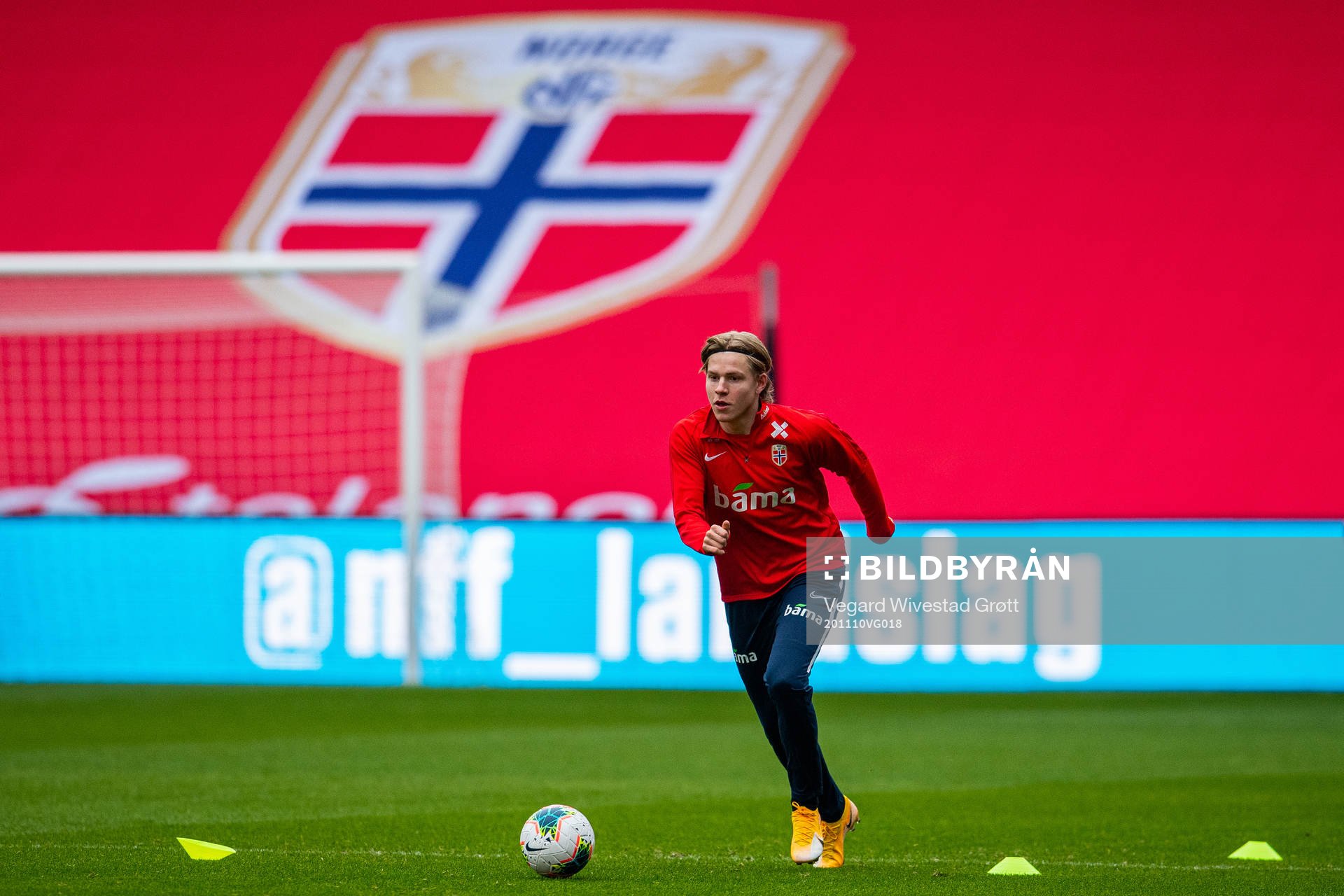 Jens Petter Hauge of the Norwegian national football team