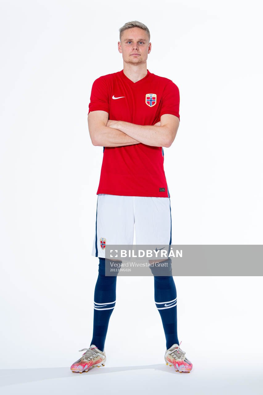 Simen Juklerød of the Norwegian national football team