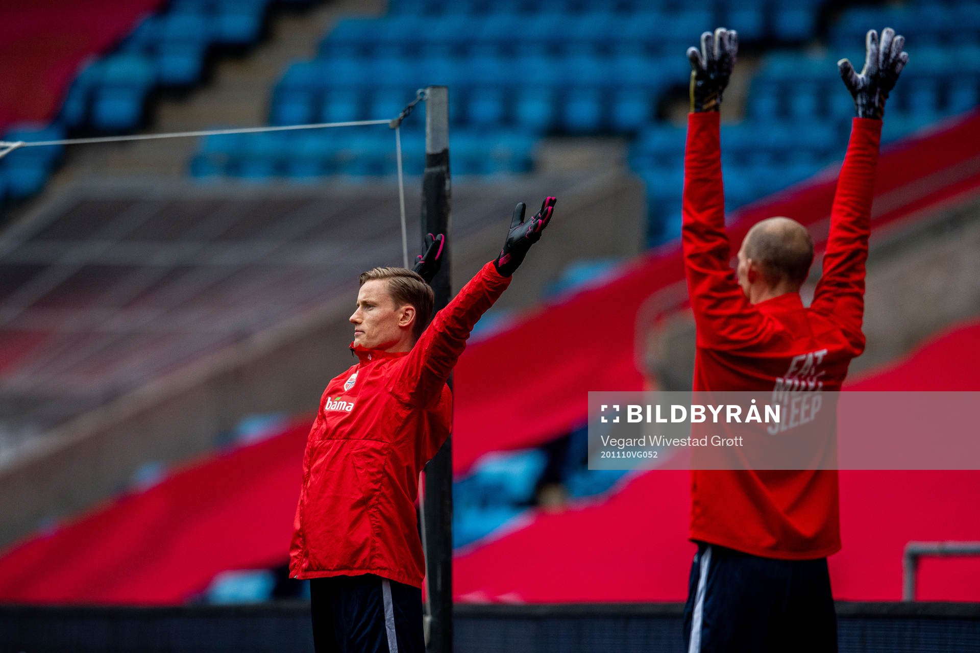 Goalkeeper Sondre Rossbach of the Norwegian national