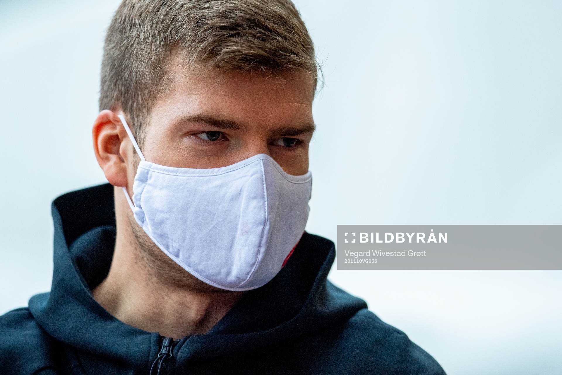Alexander Sørloth of the Norwegian national football team