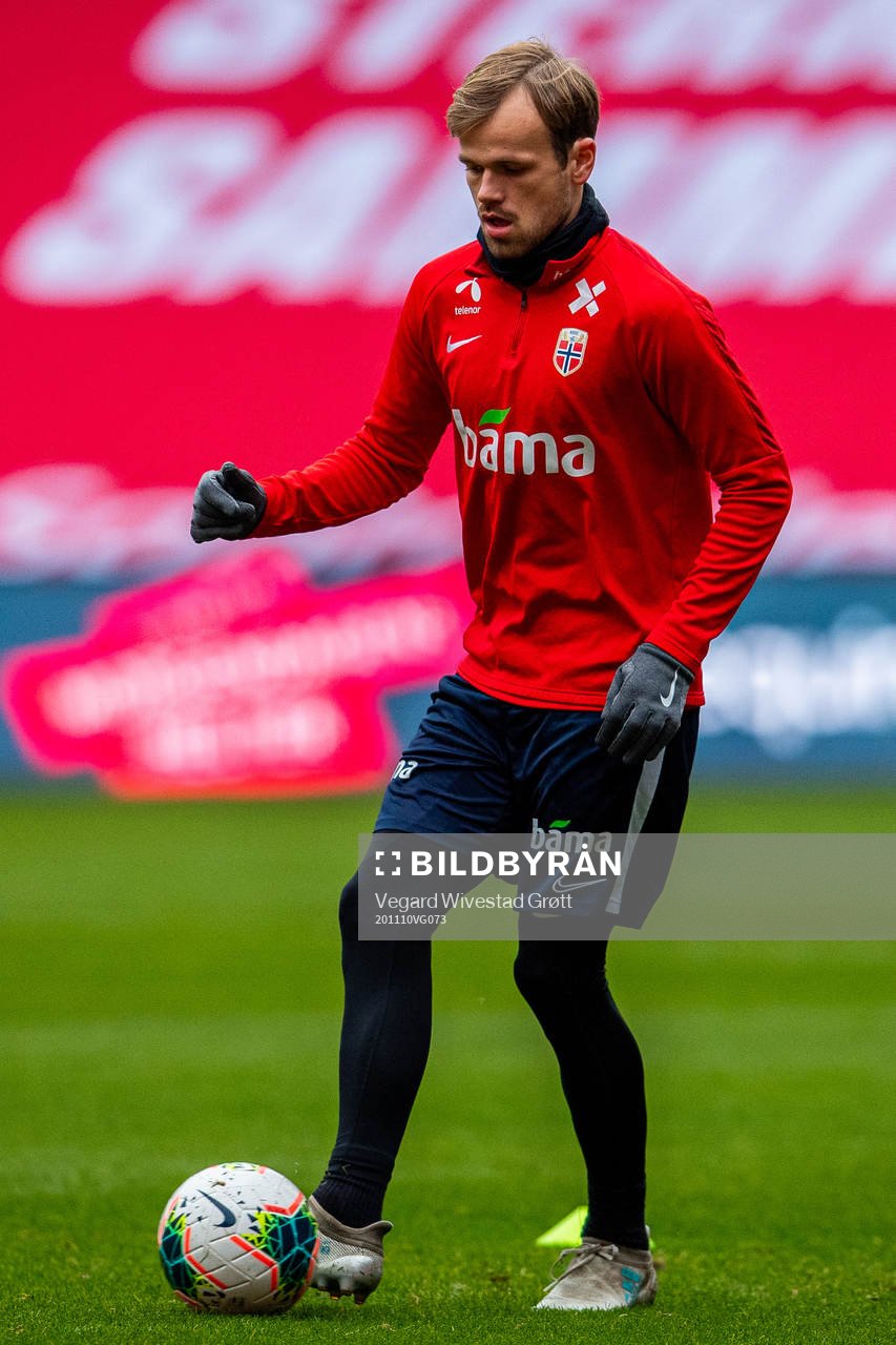 Iver Fossum of the Norwegian national football team