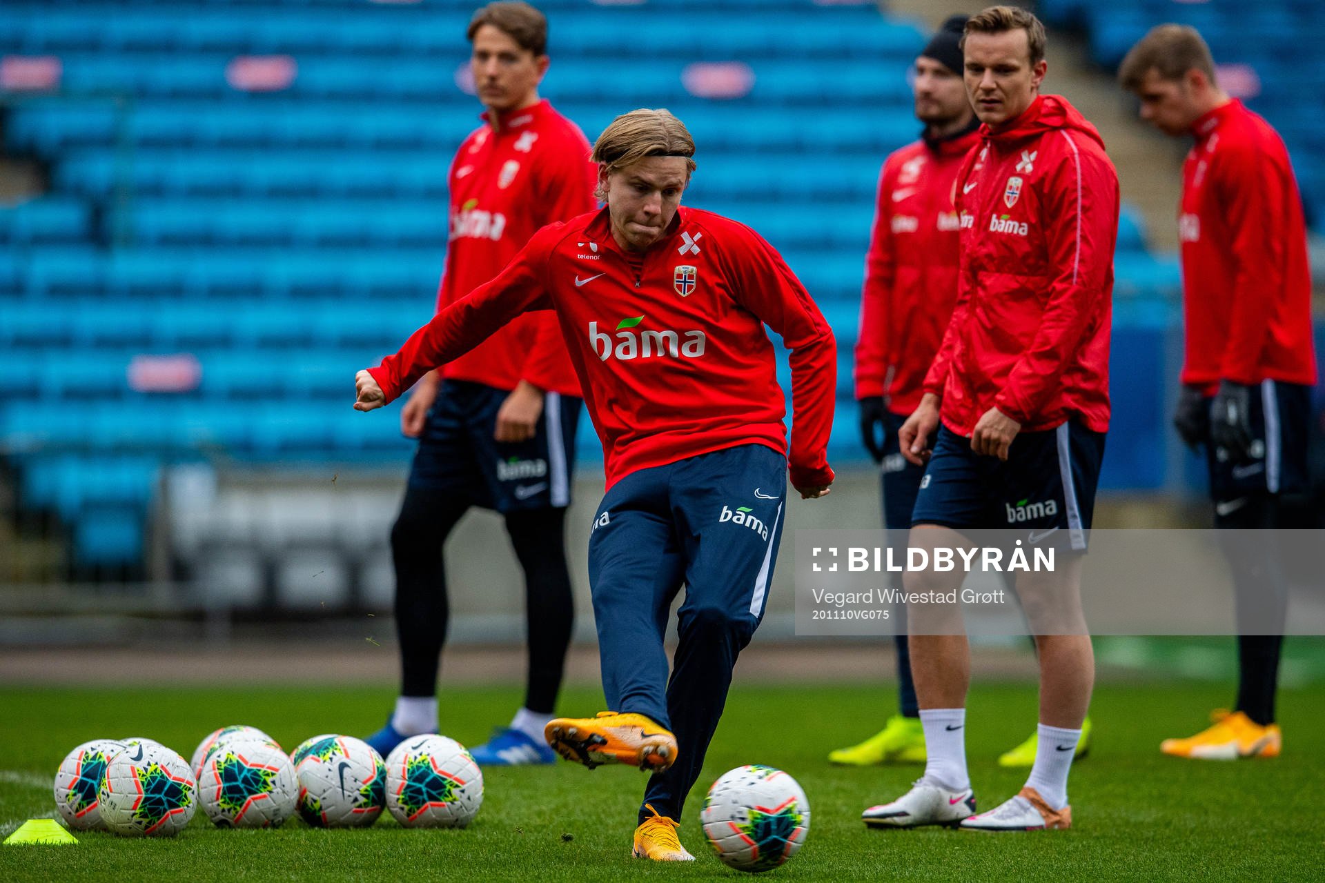 Jens Petter Hauge of the Norwegian national football team