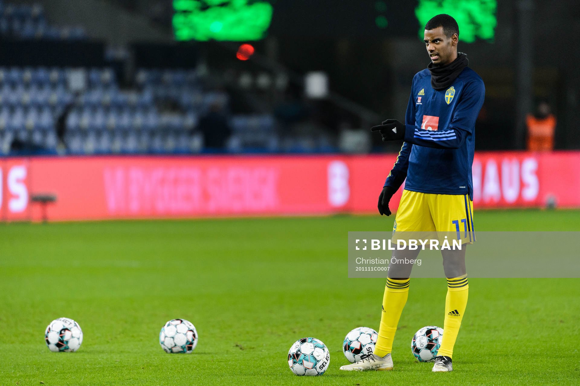 Alexander Isak of Sweden