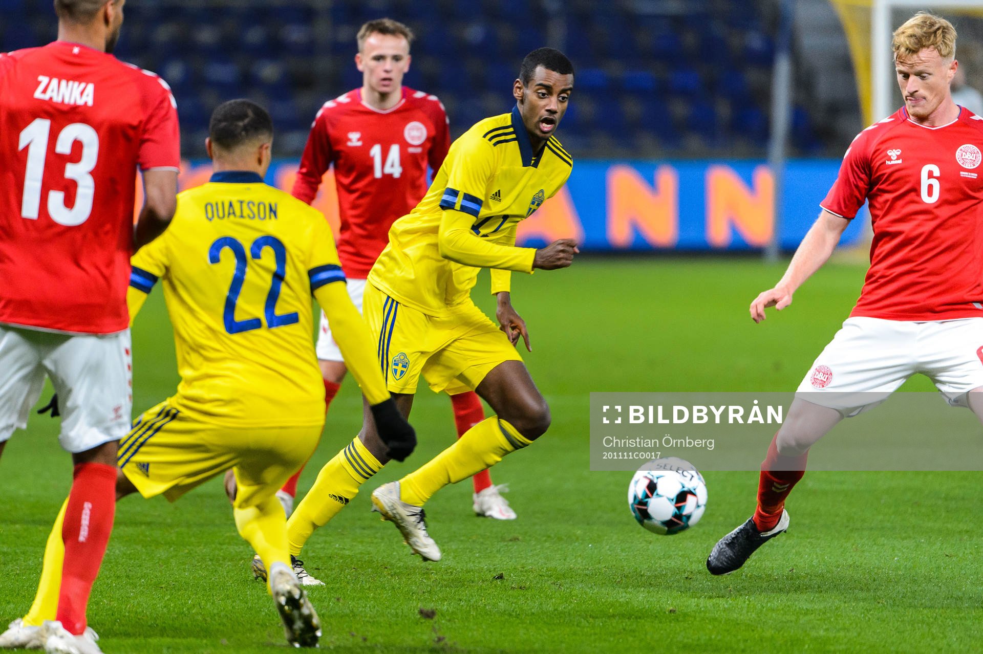 Alexander Isak of Sweden