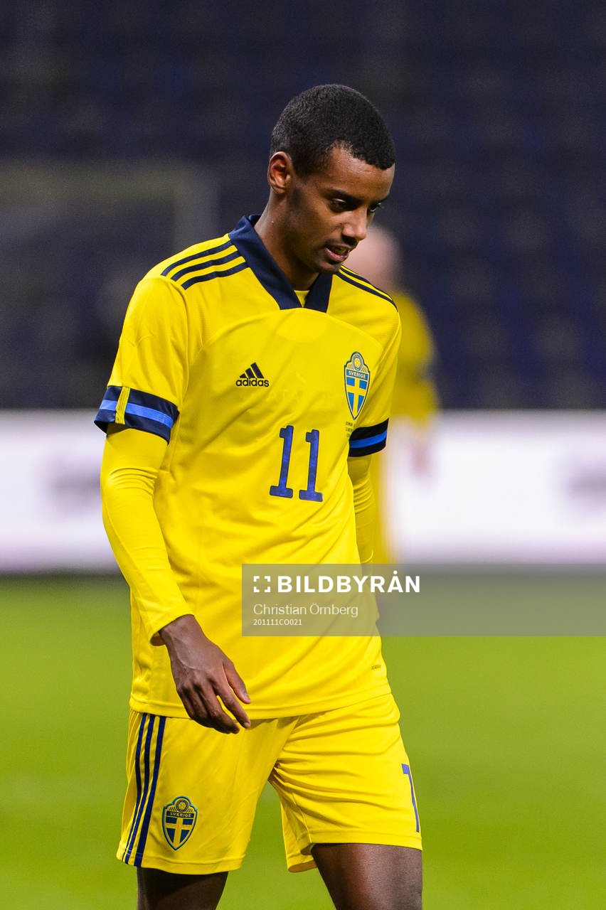 Alexander Isak of Sweden