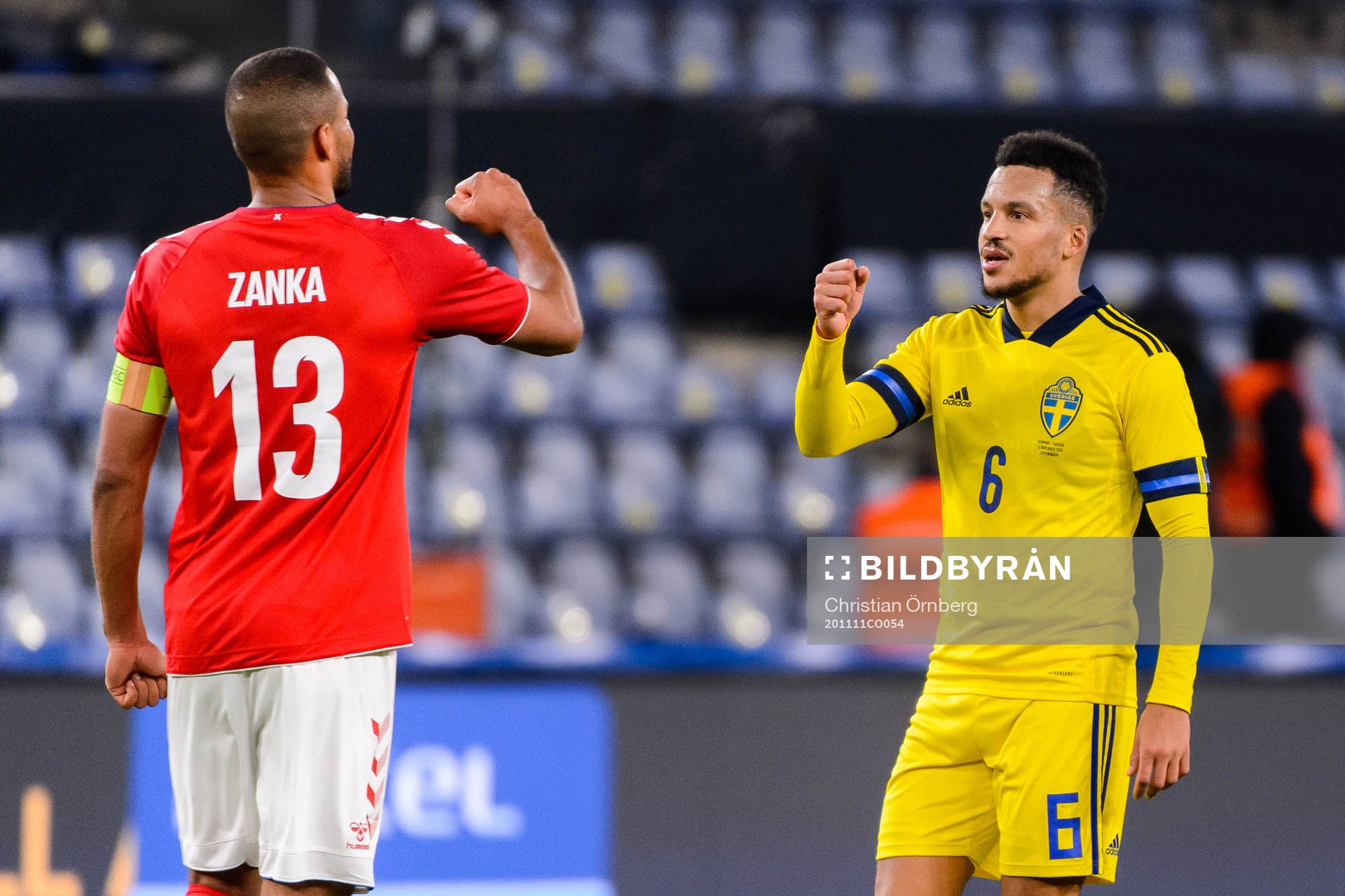 Mathias Jørgensen of Denmark and Martin Olsson of Sweden
