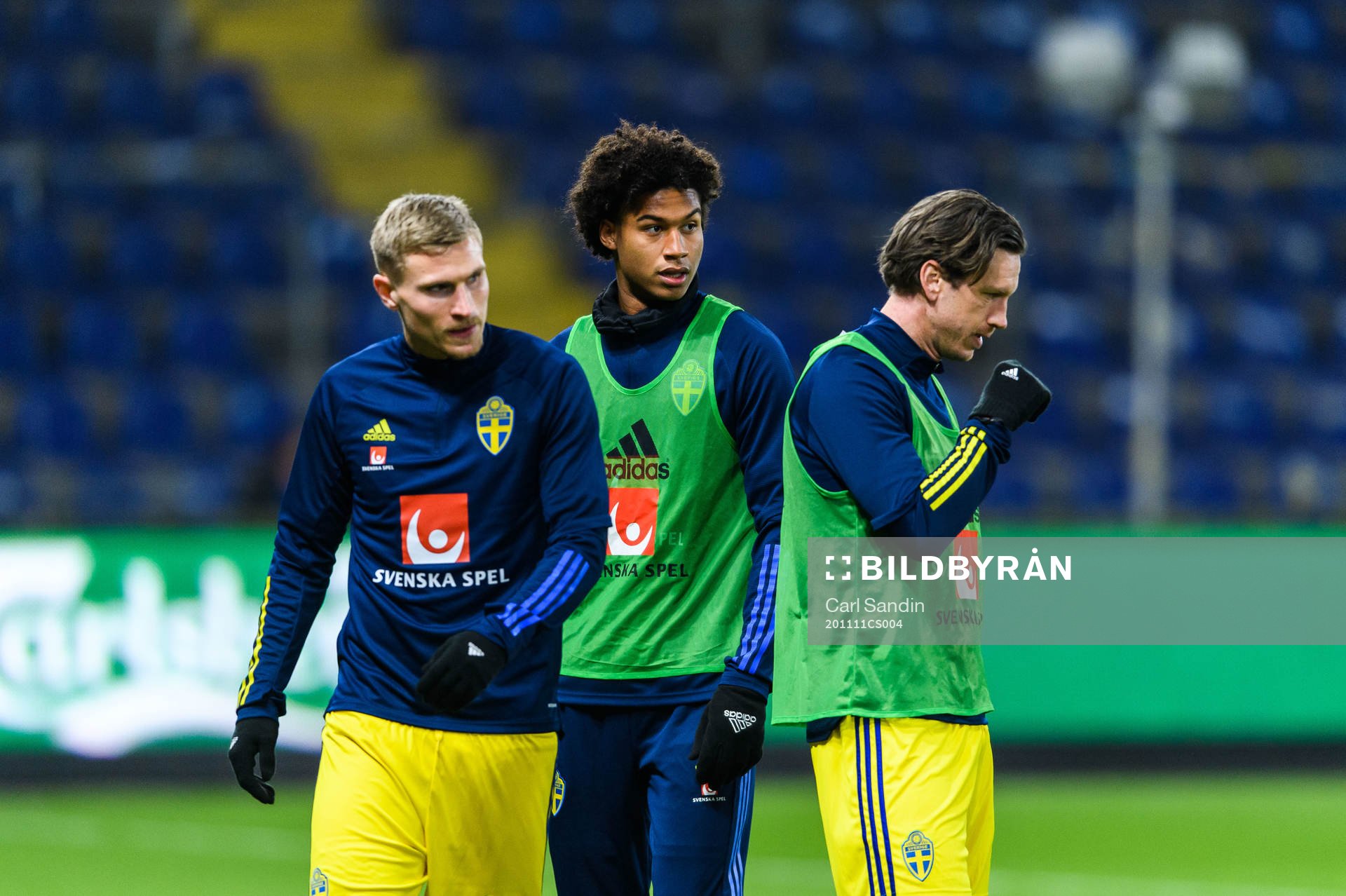 Carl Starfelt, Jens-Lys Cajuste and Gustav Svensson of