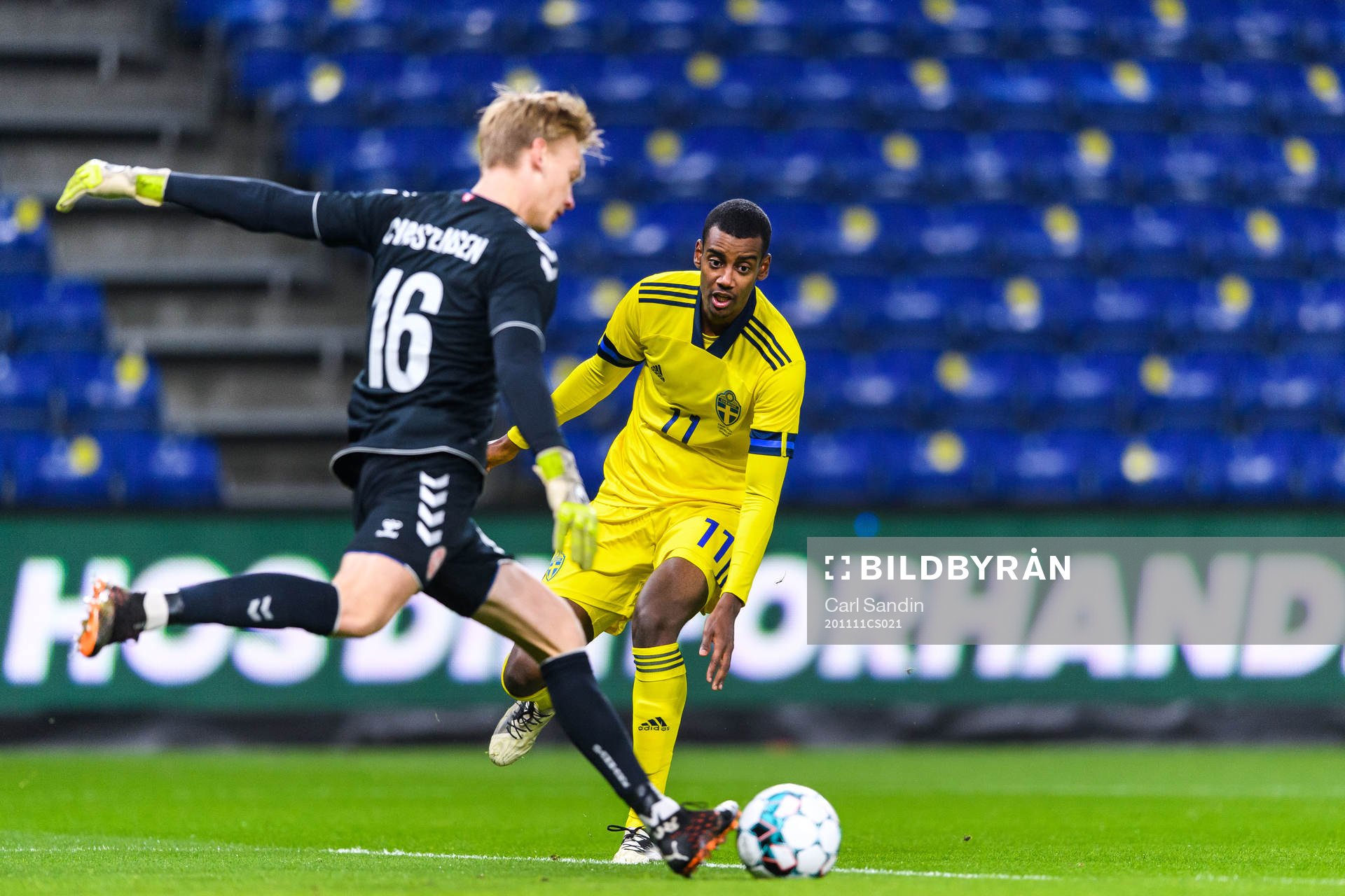Alexander Isak of Sweden