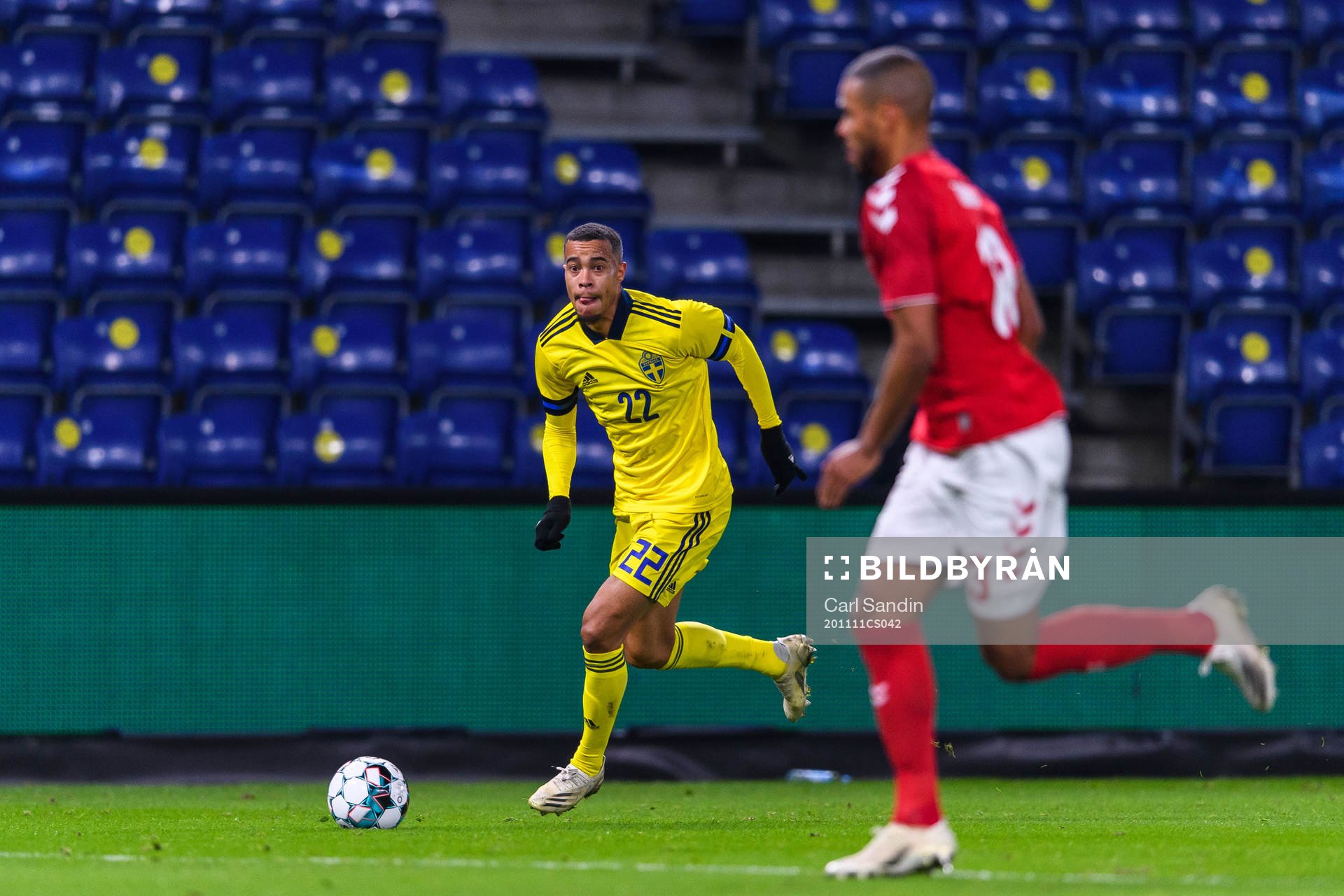 Robin Quaison of Sweden