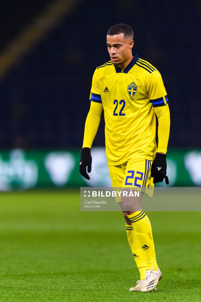 Robin Quaison of Sweden