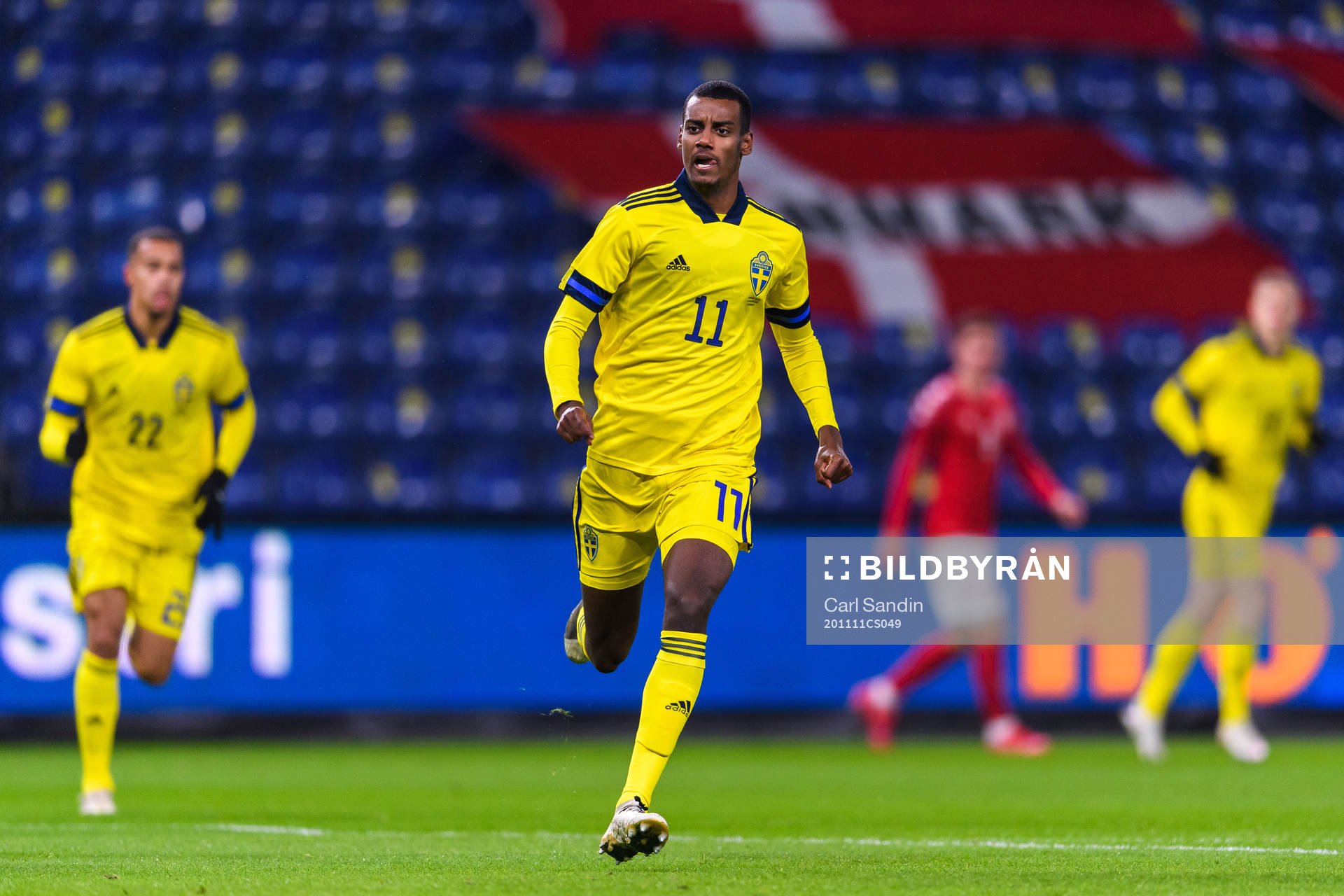 Alexander Isak of Sweden