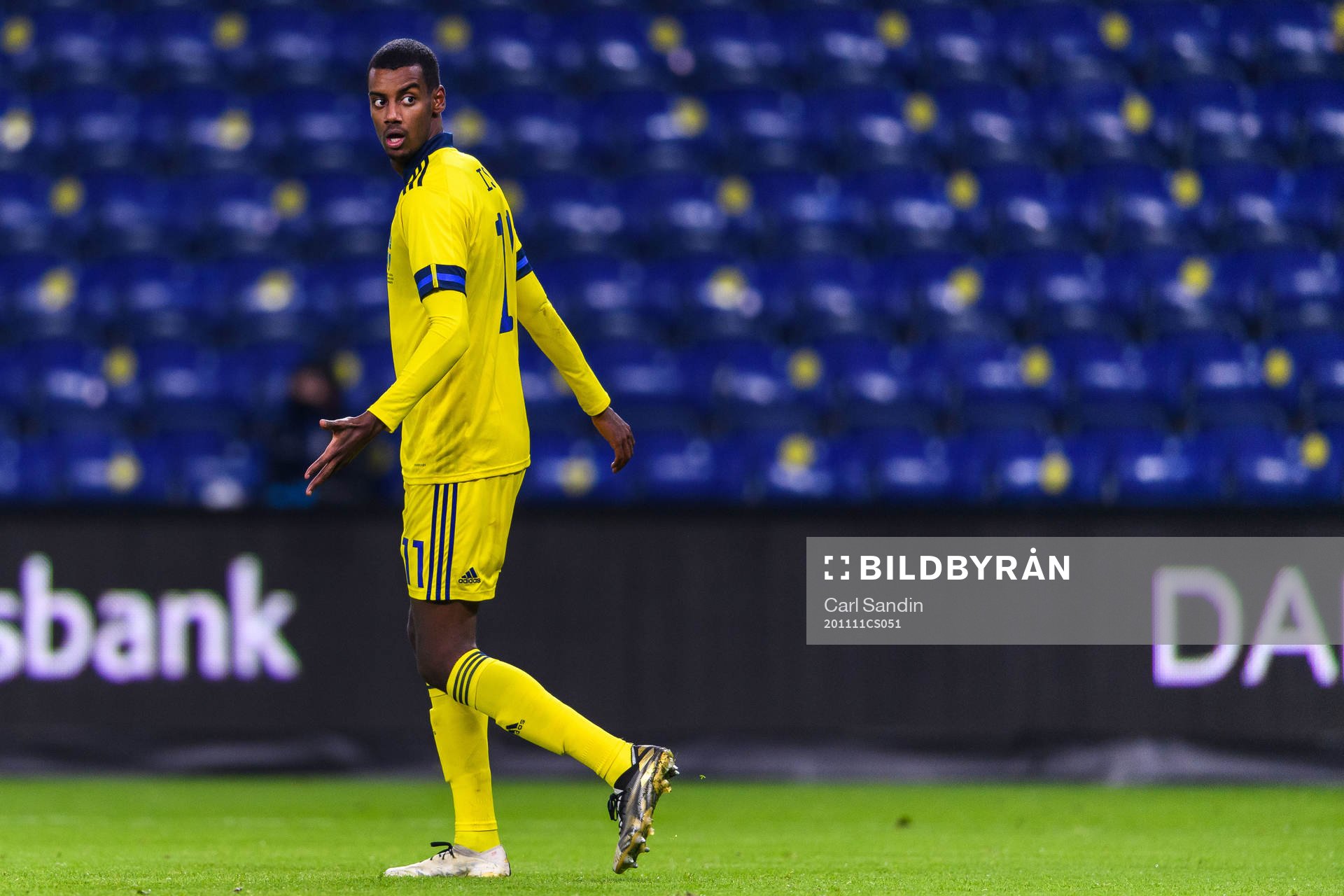 Alexander Isak of Sweden