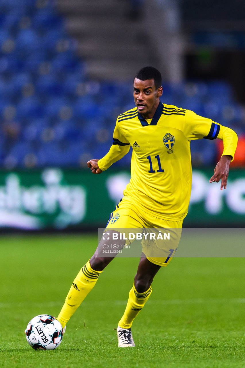 Alexander Isak of Sweden