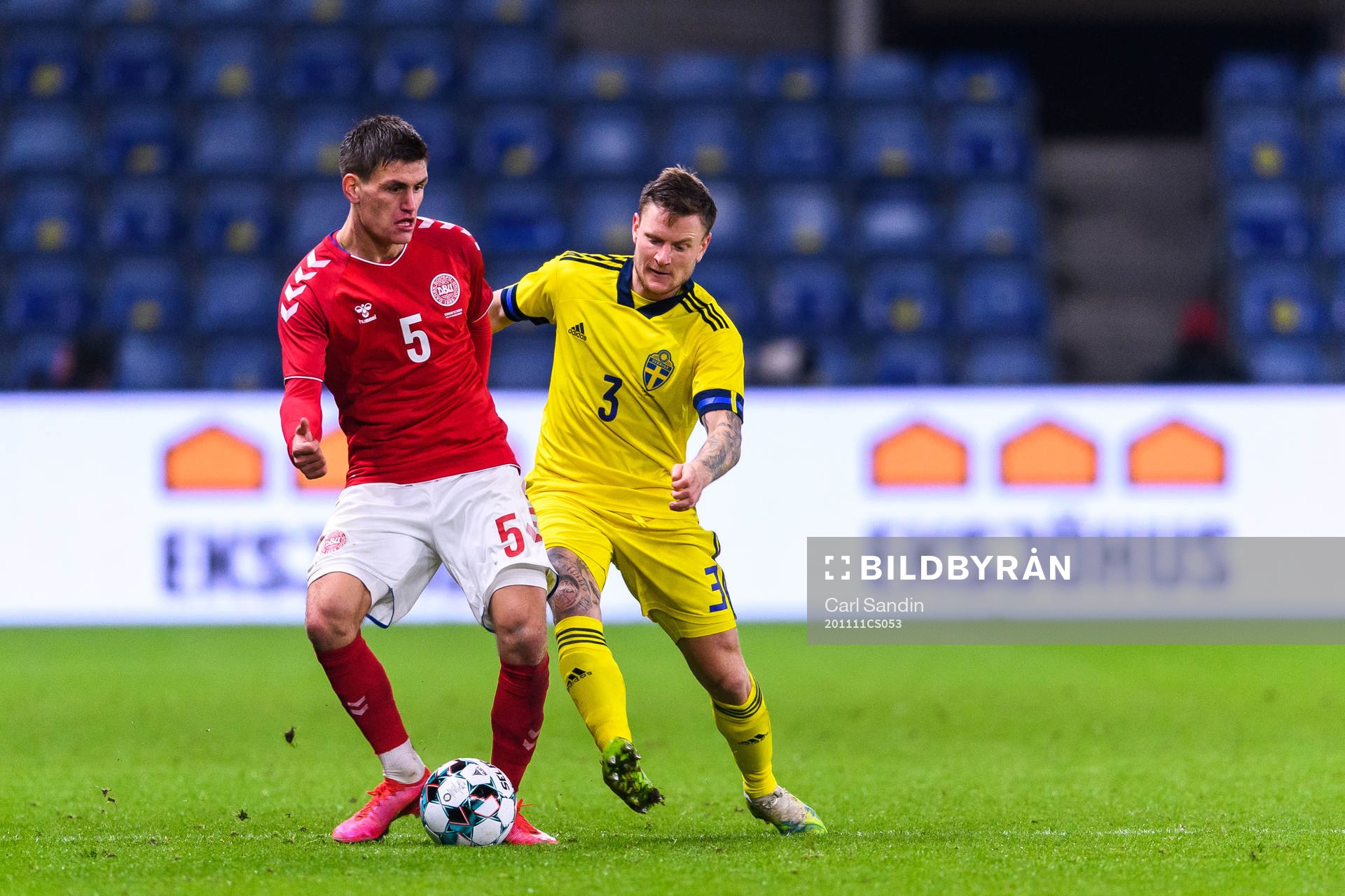 Joakim Mæhle of Denmark and Mattias Johansson of Sweden