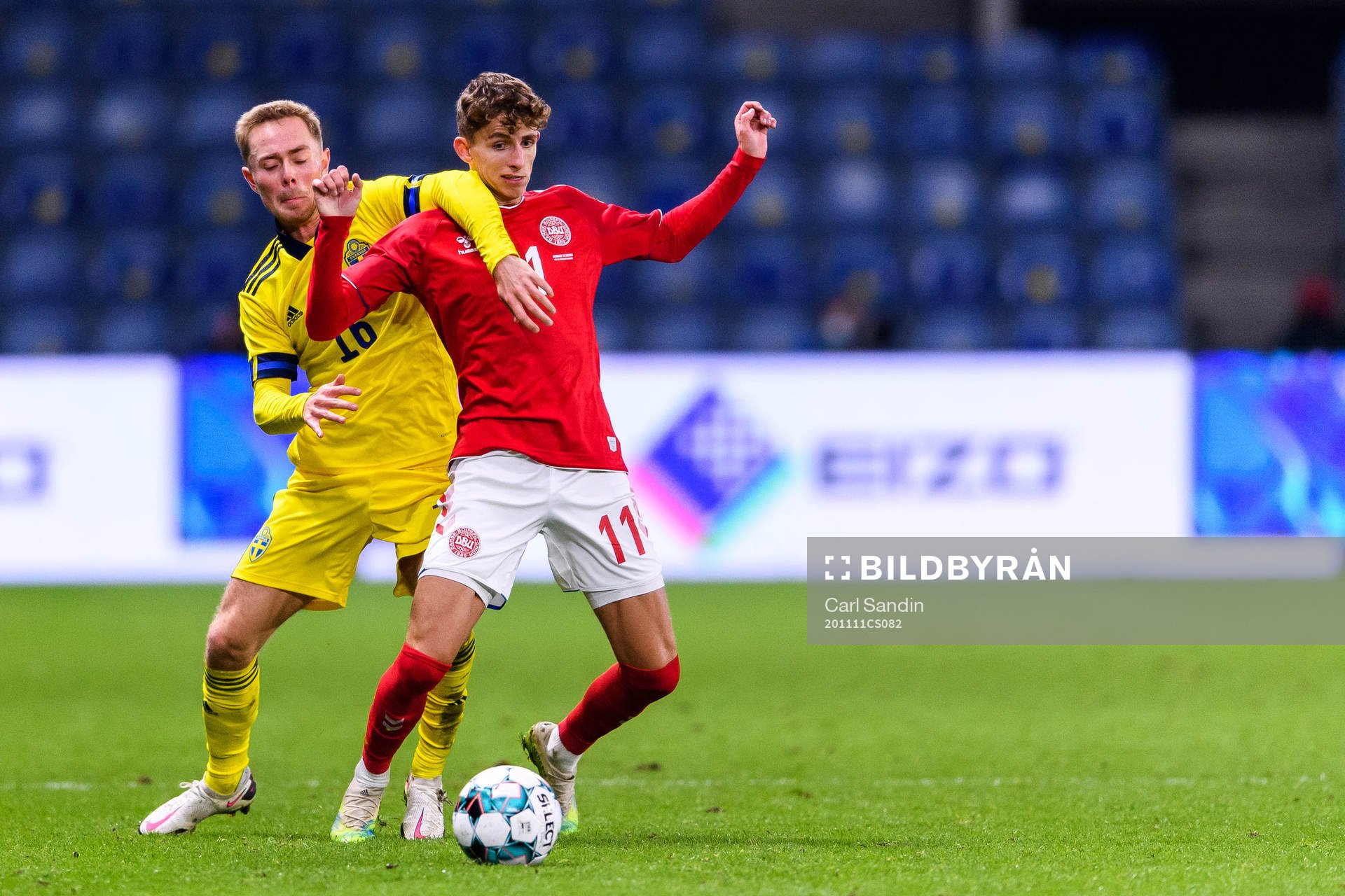 Joel Andersson of Sweden and Jesper Lindstrøm of Denmark