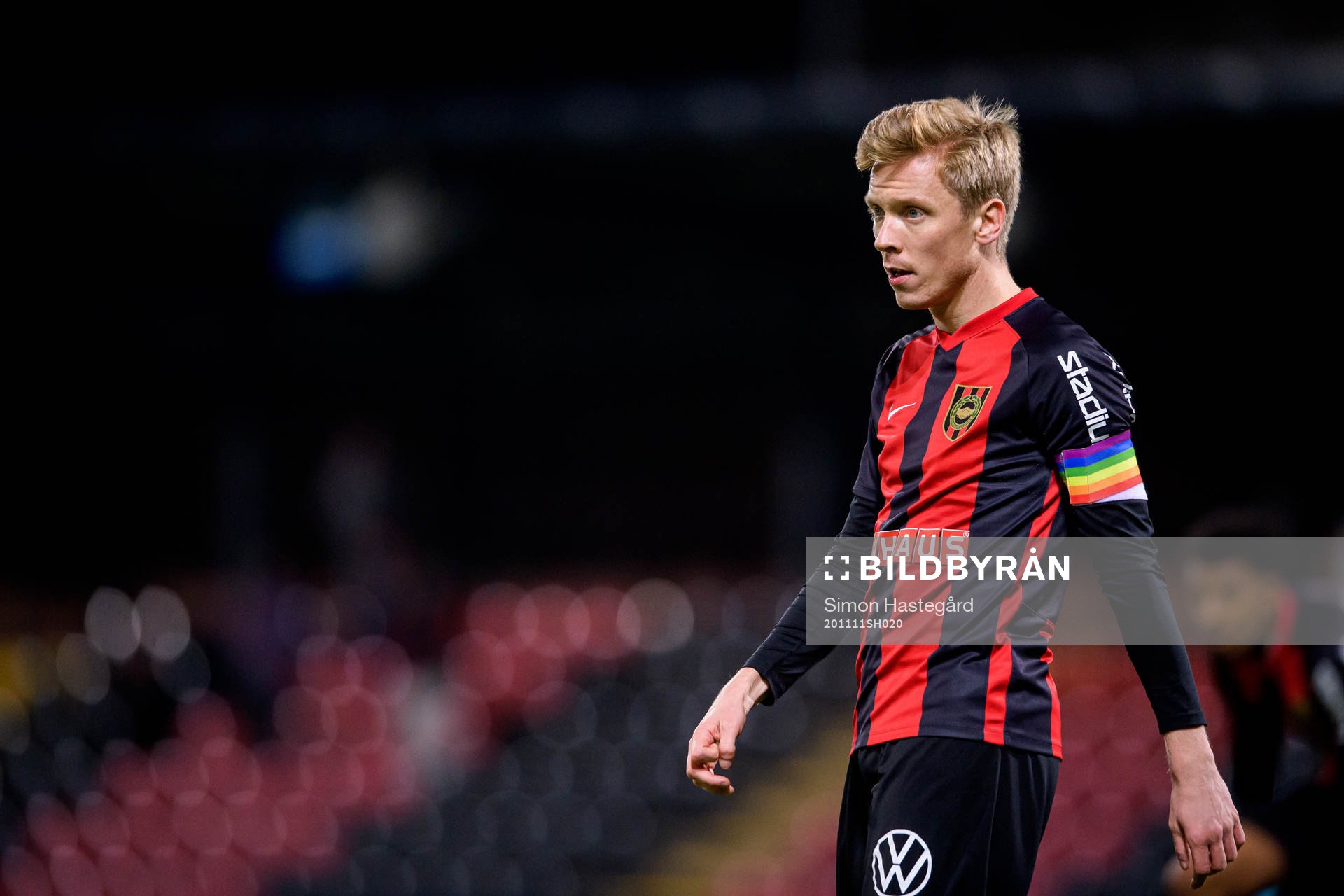 Brommapojkarnas Gustav Sandberg Magnusson deppar