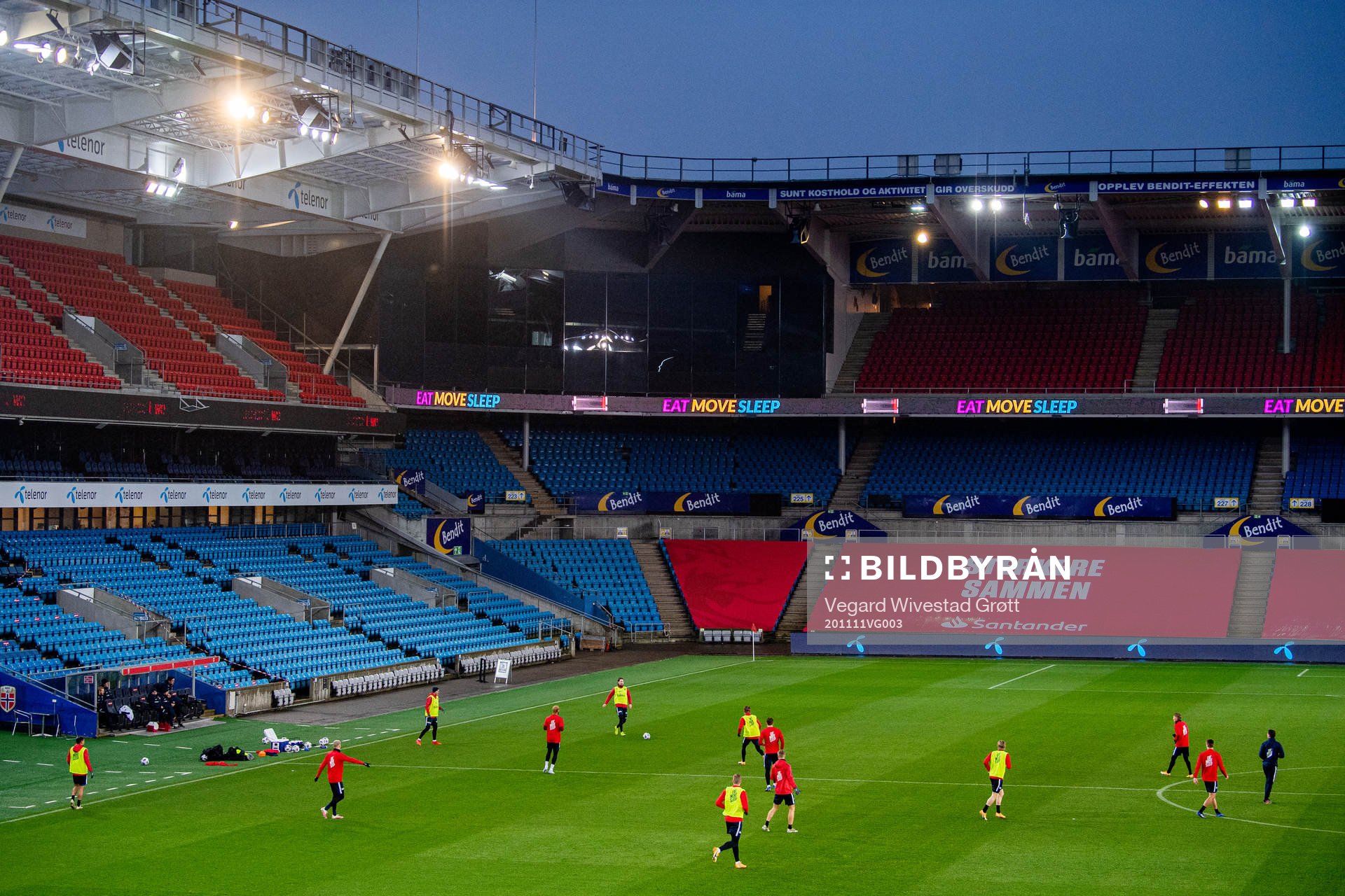 General view of Ullevaal Stadion
