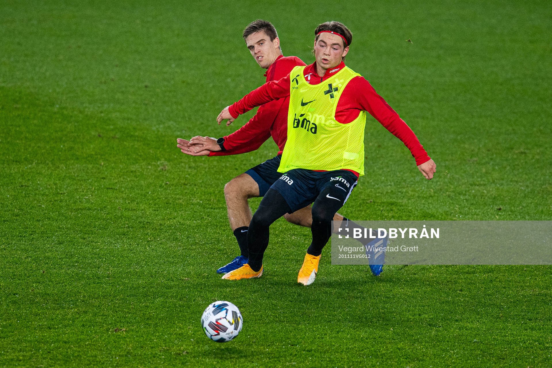 Markus Henriksen and Patrick Berg of the Norwegian national