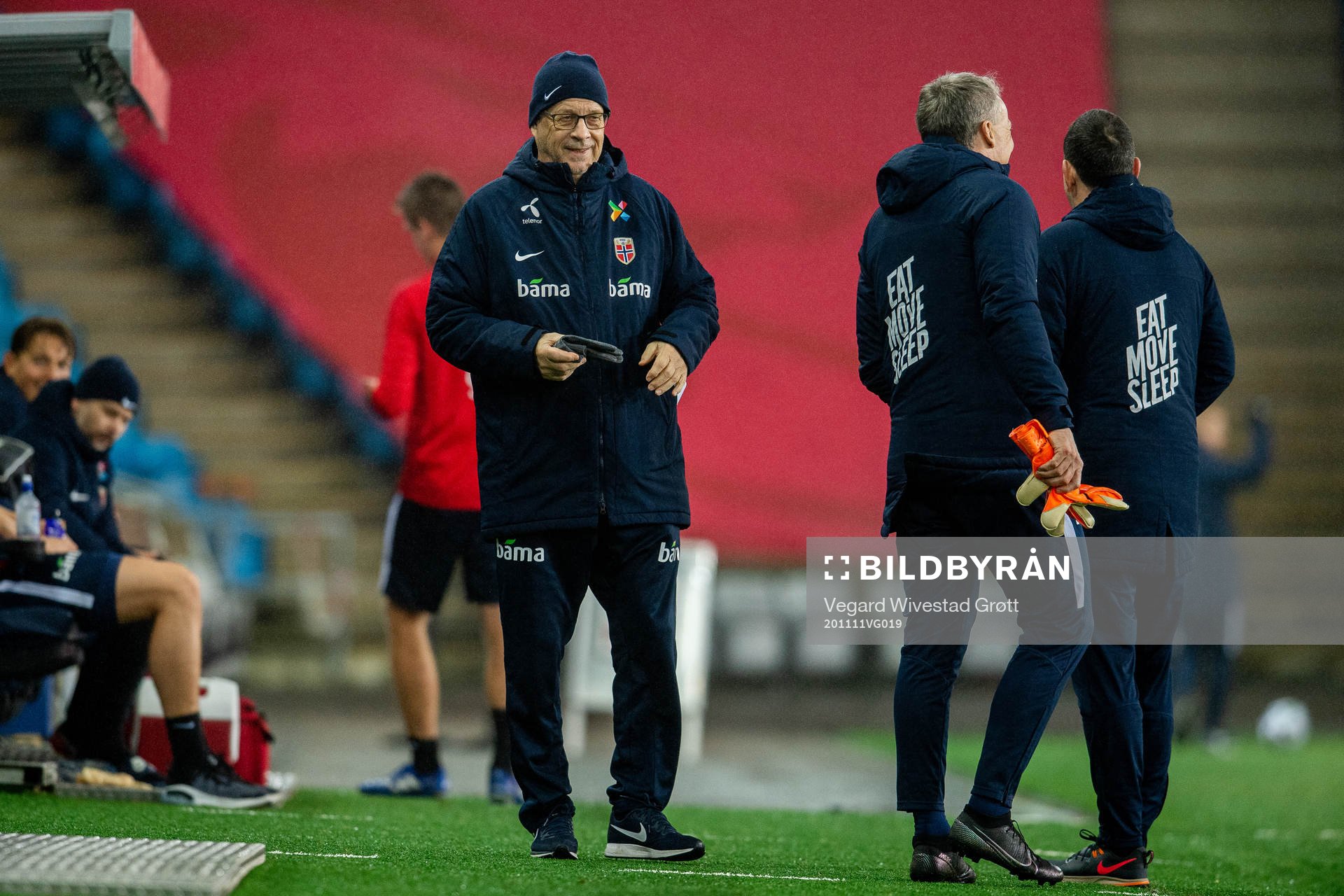 Lars Lagerbäck, head coach of the Norwegian national