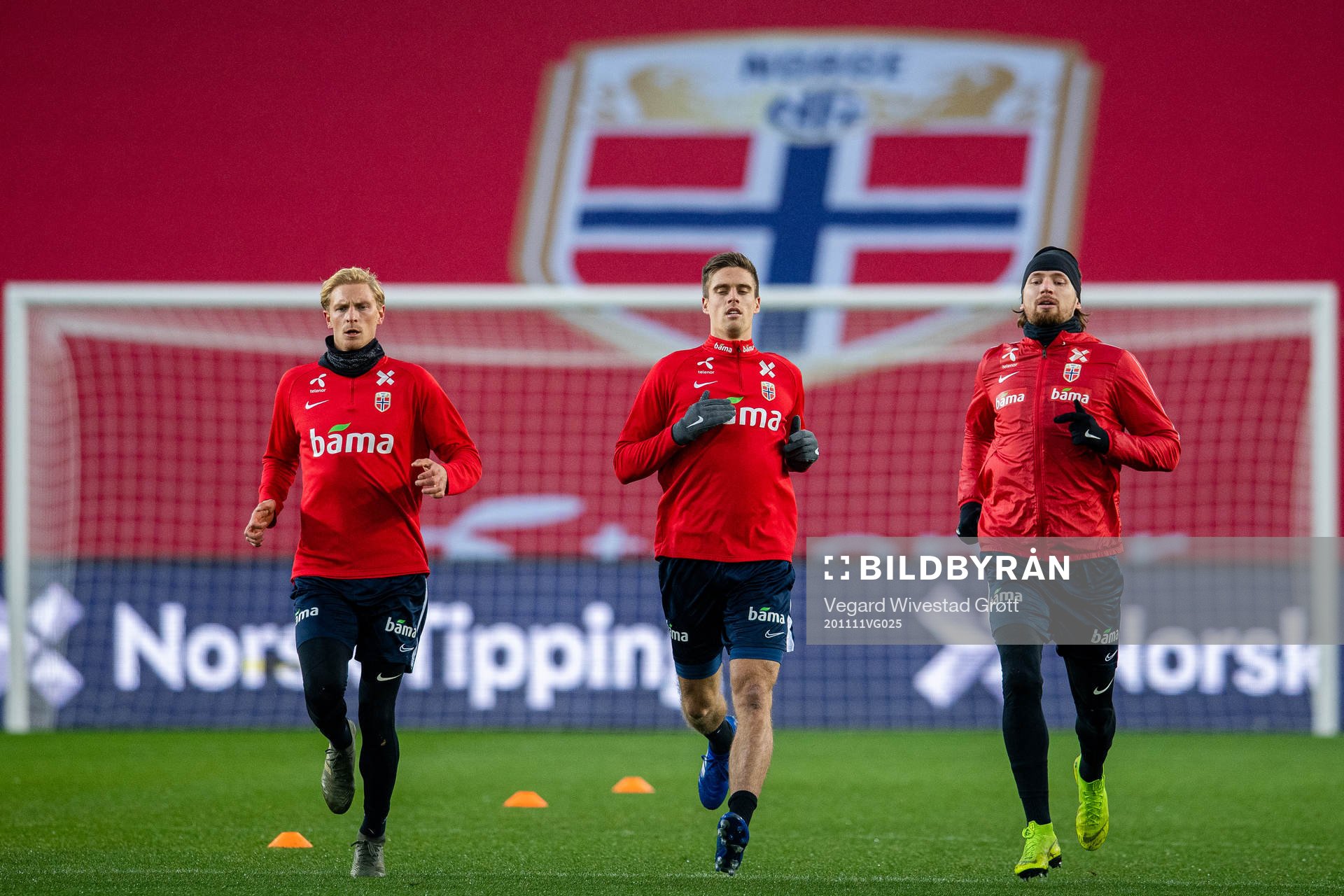 Morten Thorsby, Markus Henriksen and Stefan Strandberg of