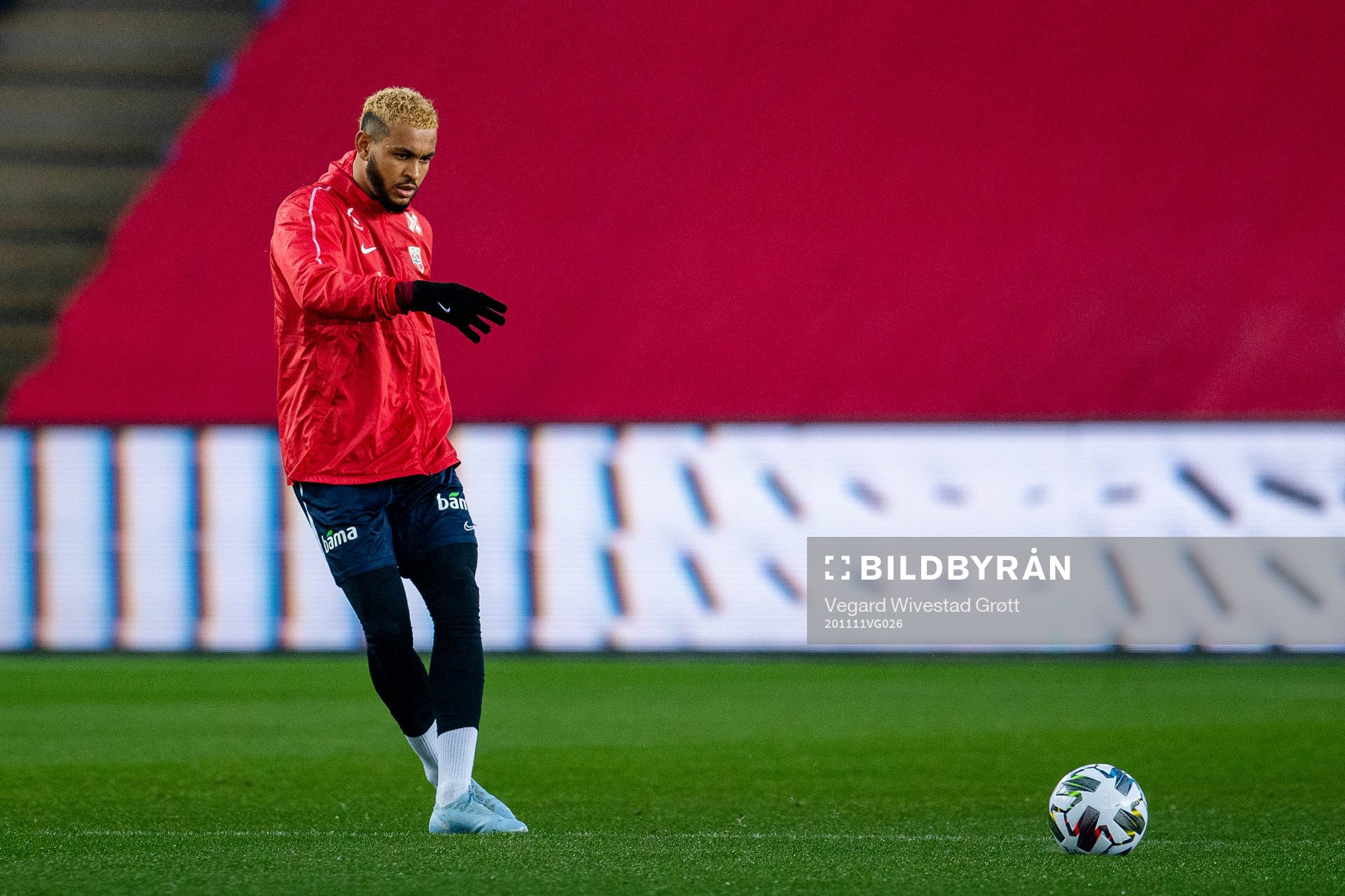 Joshua King of the Norwegian national football team