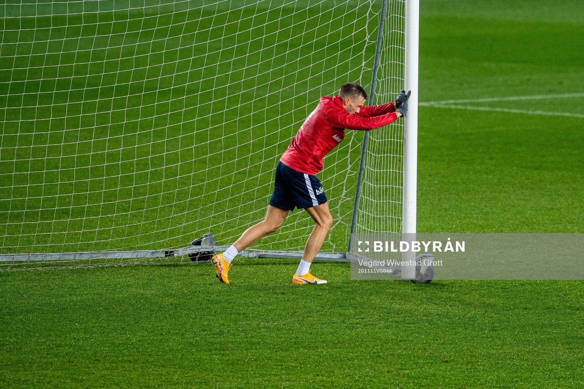 Martin Linnes of the Norwegian national football team