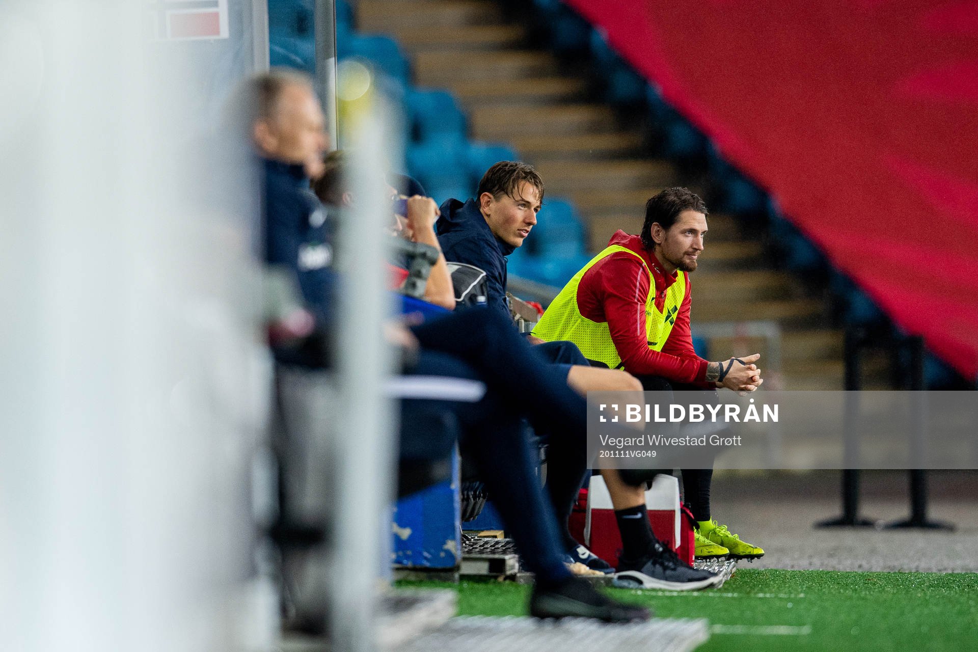 Sander Berge and Stefan Strandberg of the Norwegian