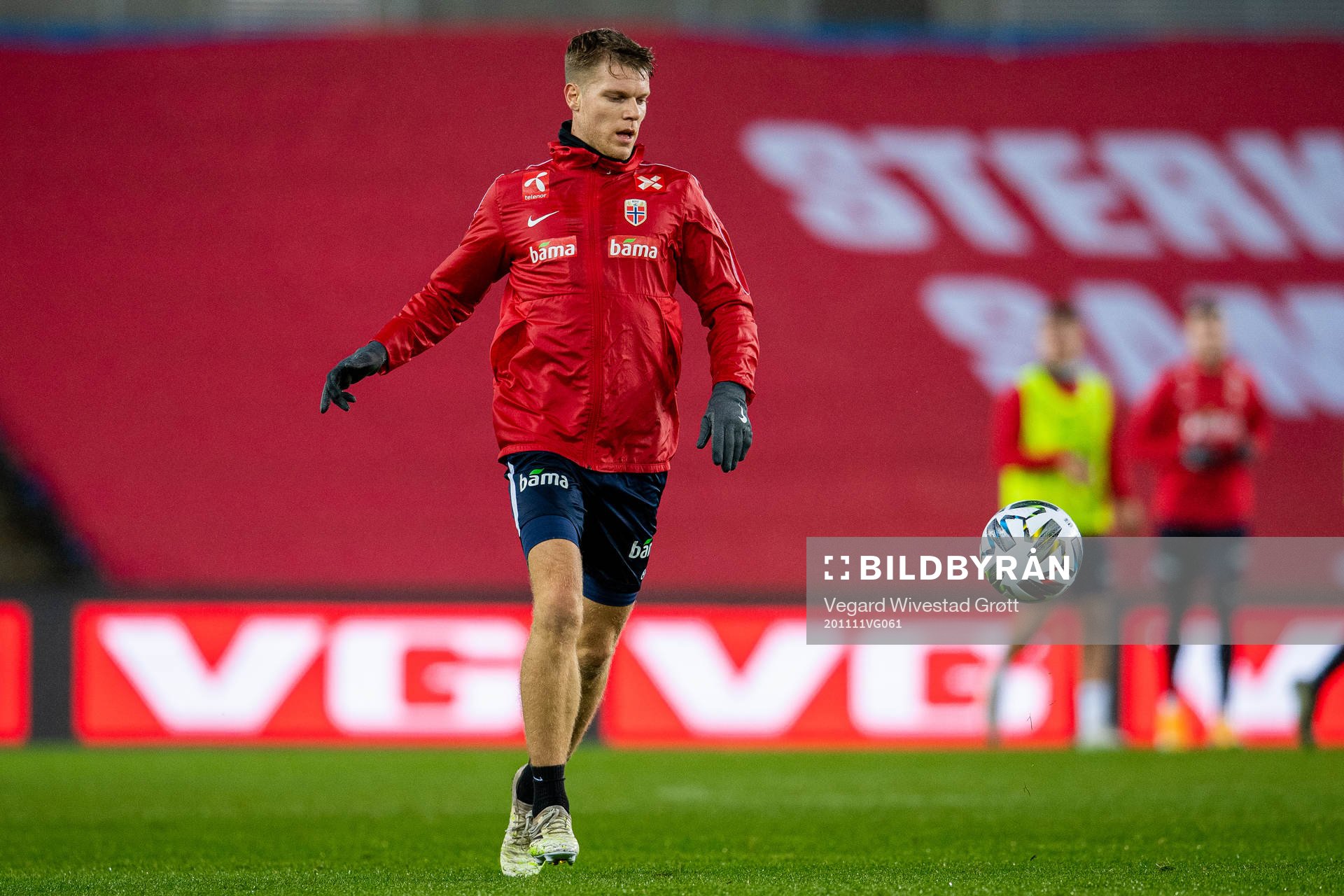 Sigurd Rosted of the Norwegian national football team