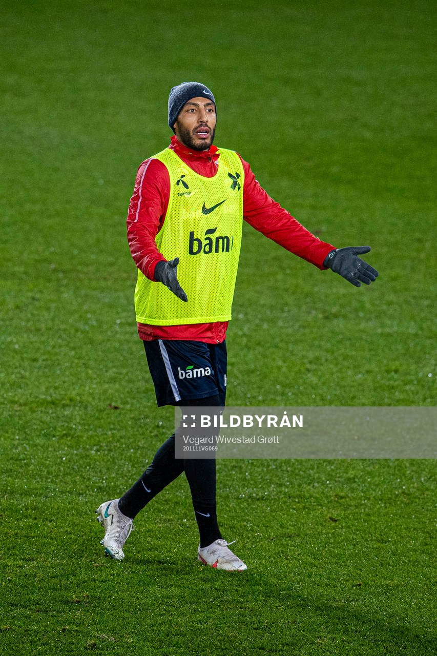 Haitam Aleesami of the Norwegian national football team