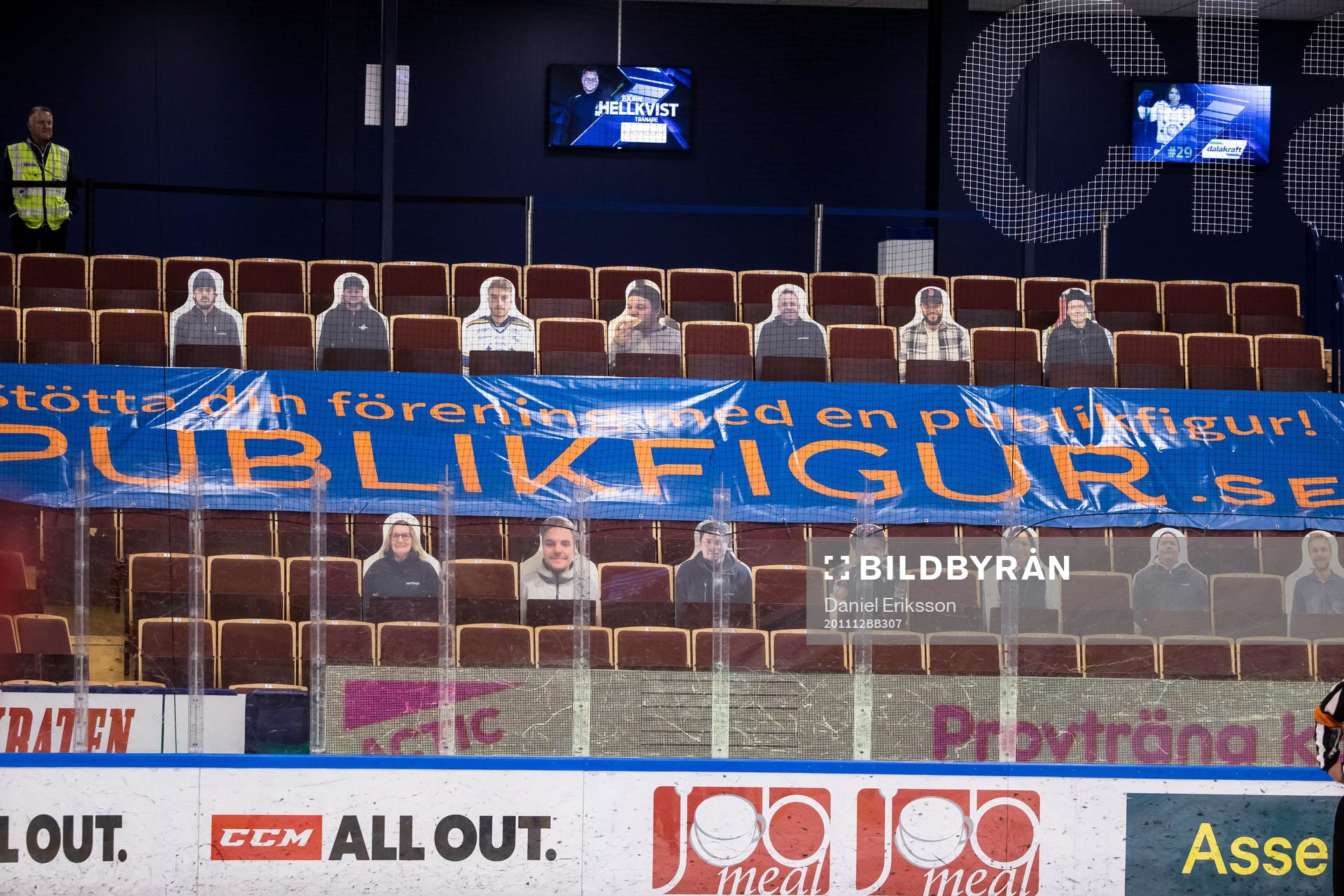 Läktare i Tegera Arena