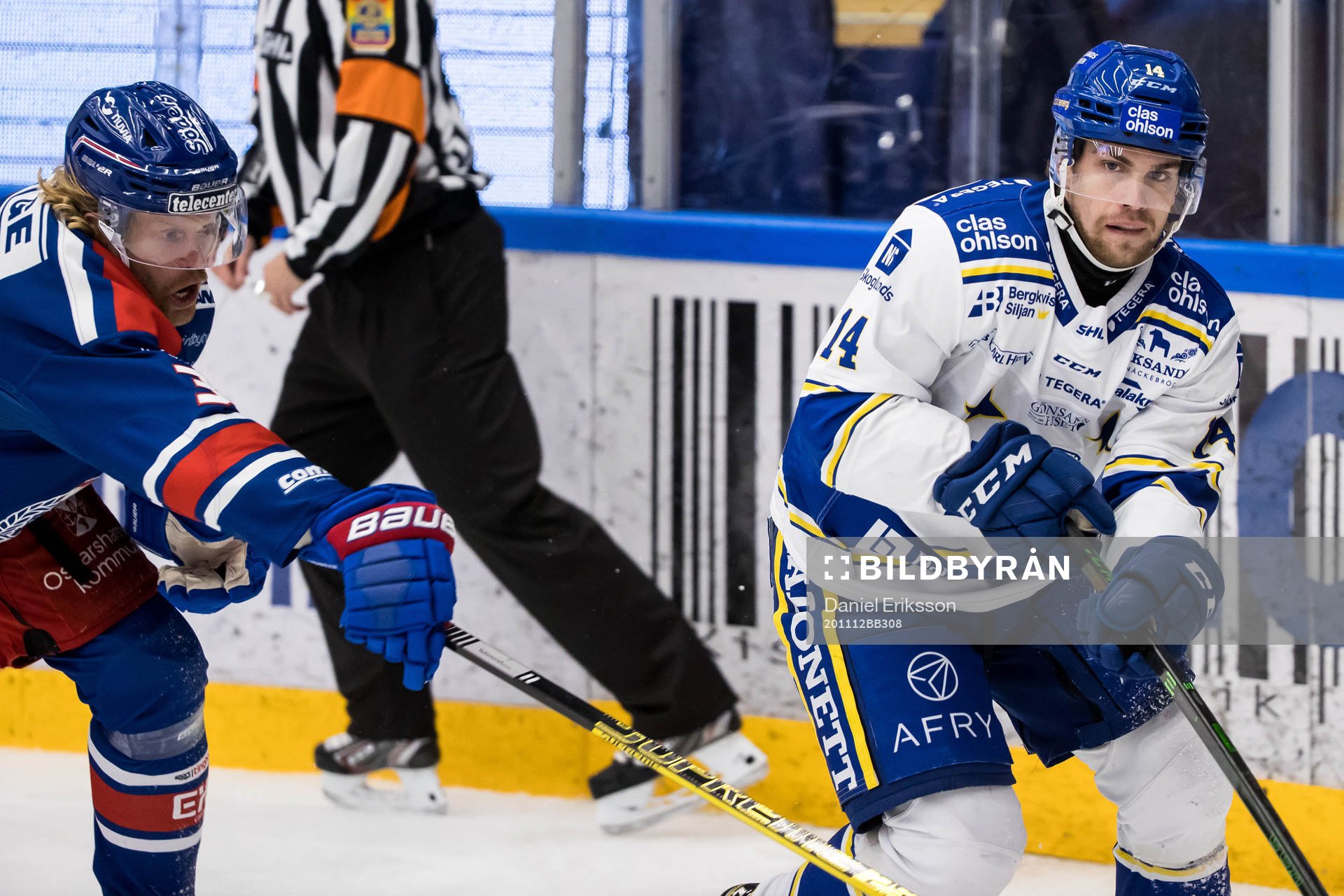 Leksands Oskar Lang och Oskarshamns Philip Samuelsson