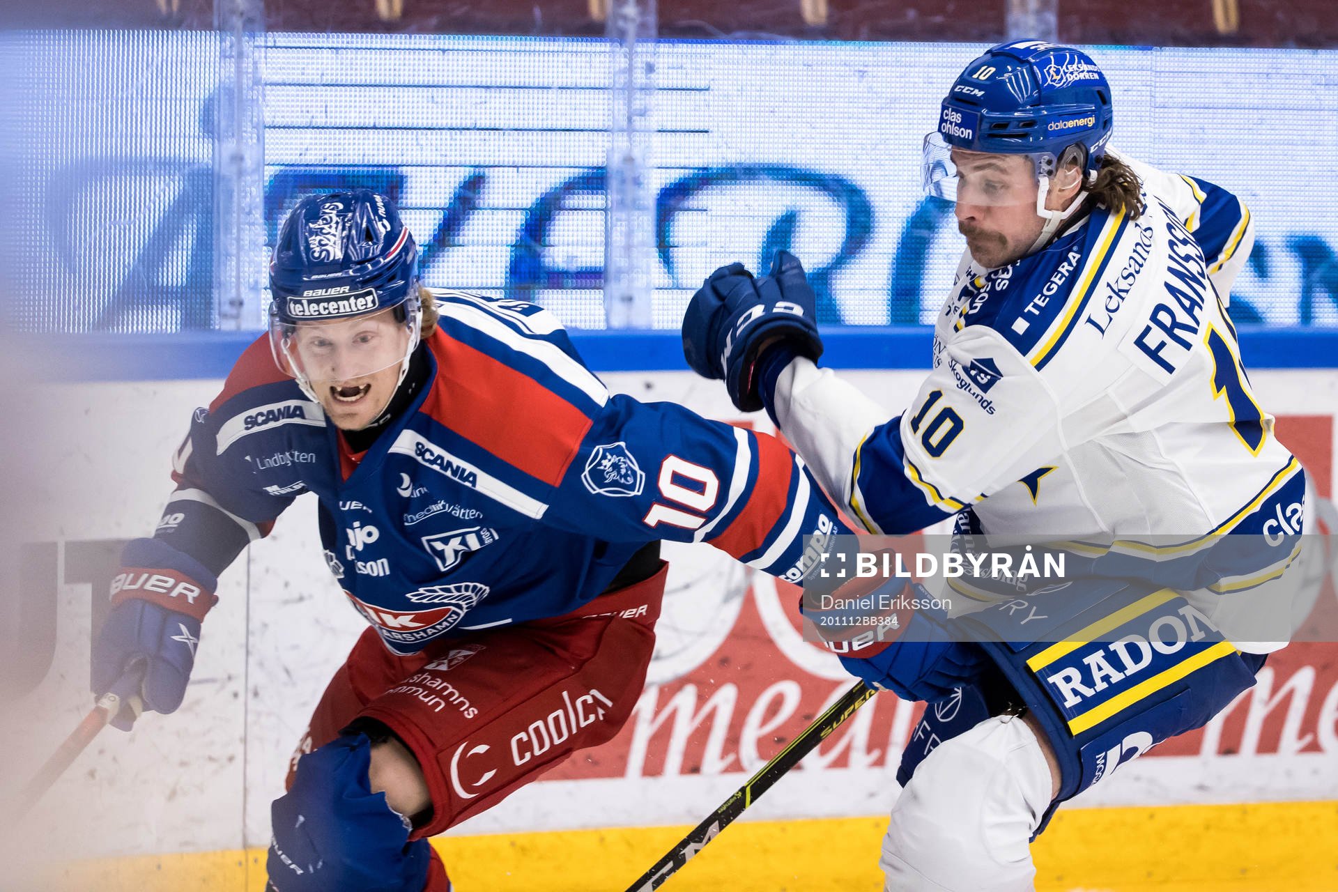 Oskarshamns Oscar Sundh och Leksands Johan Fransson