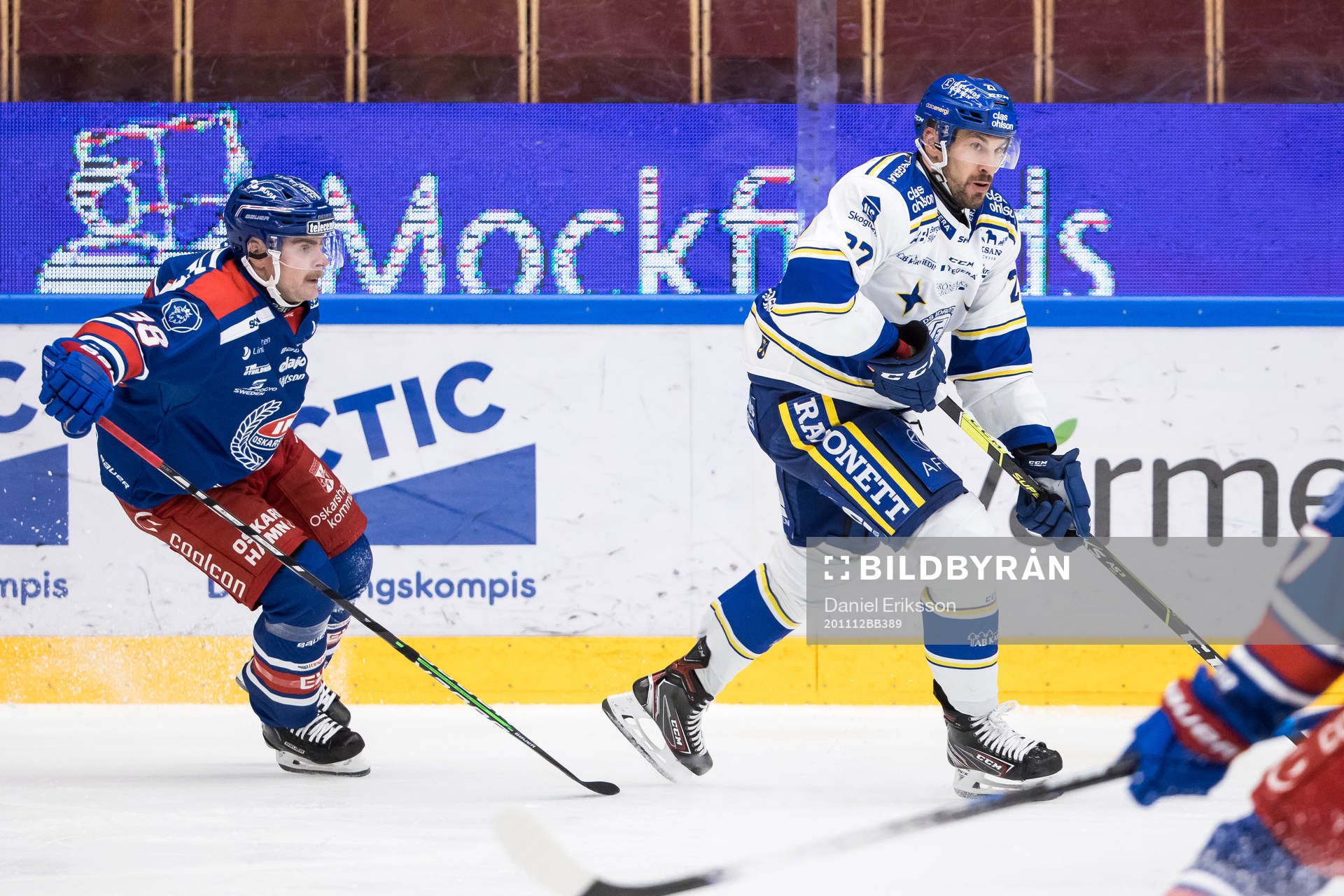 Oskarshamns Nichlas Torp och Leksands Marek Hrivík