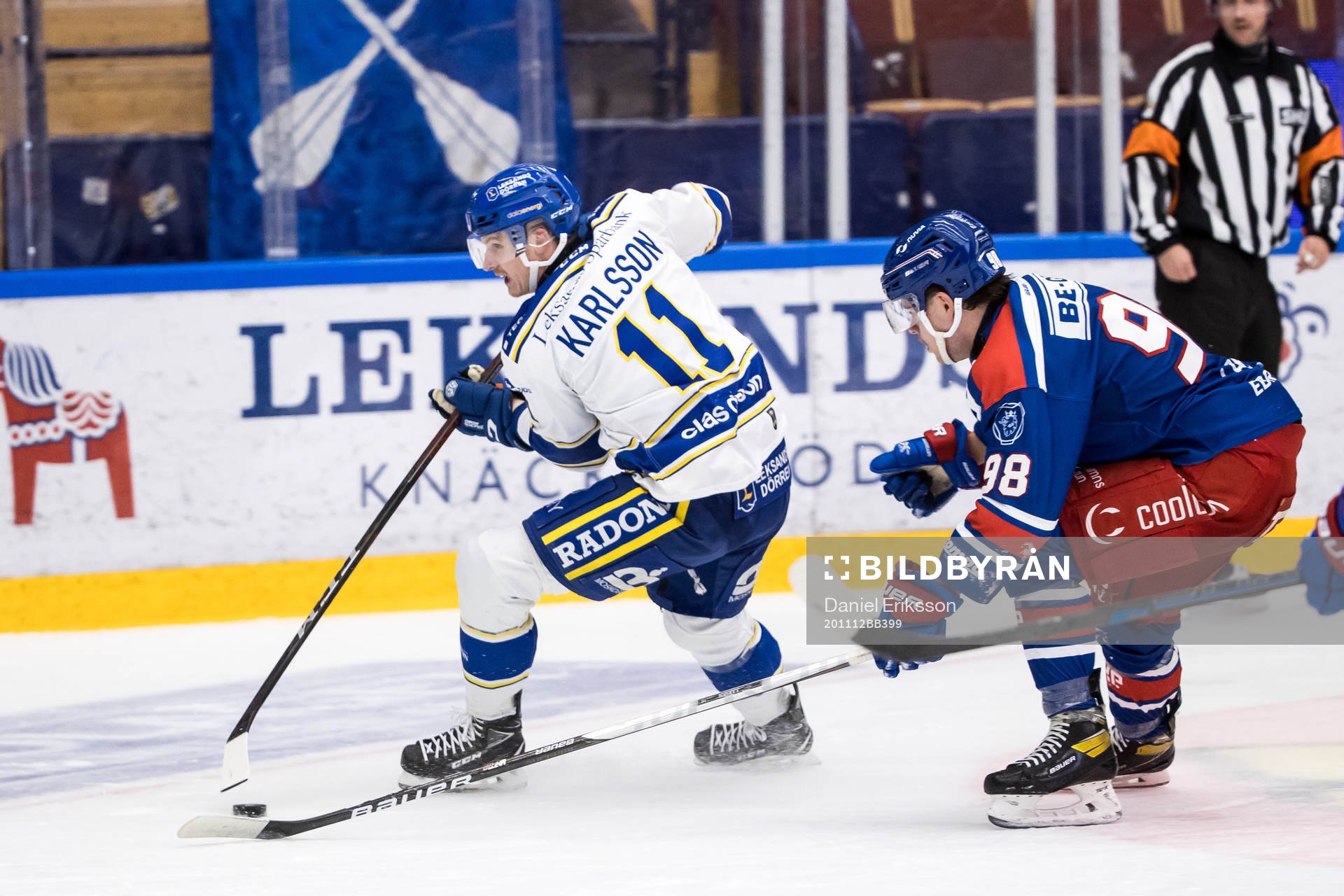 Leksands Martin Karlsson och Oskarshamns Oliver Larsen