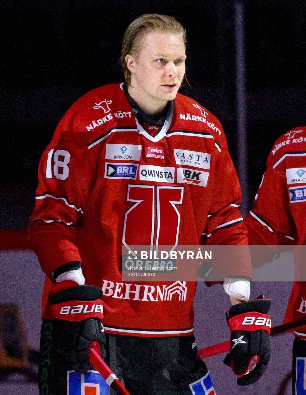 Örebros Rodrigo Abols utan hjälm