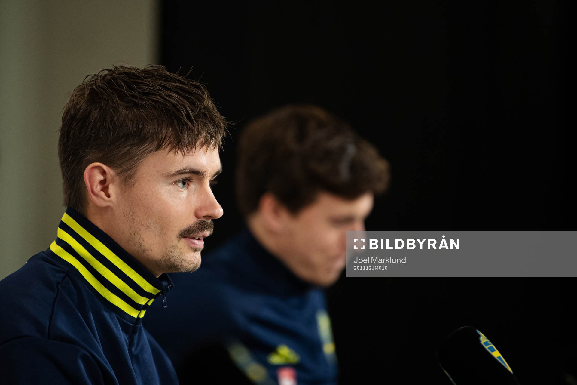Mikael Lustig of the Swedish national football team