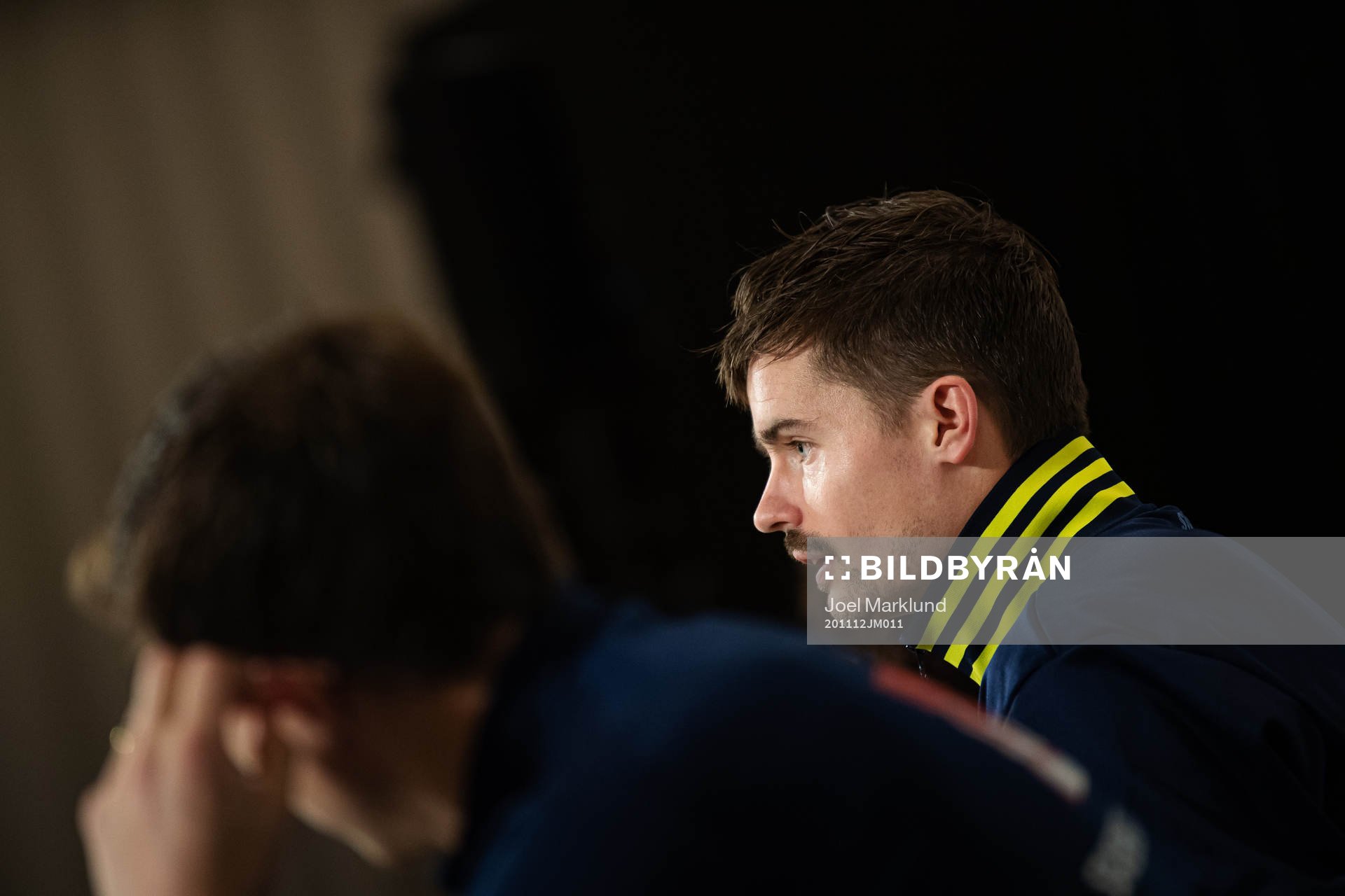 Mikael Lustig of the Swedish national football team
