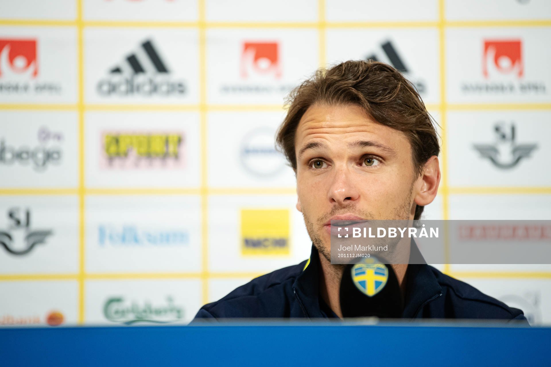 Albin Ekdal of the Swedish national football team