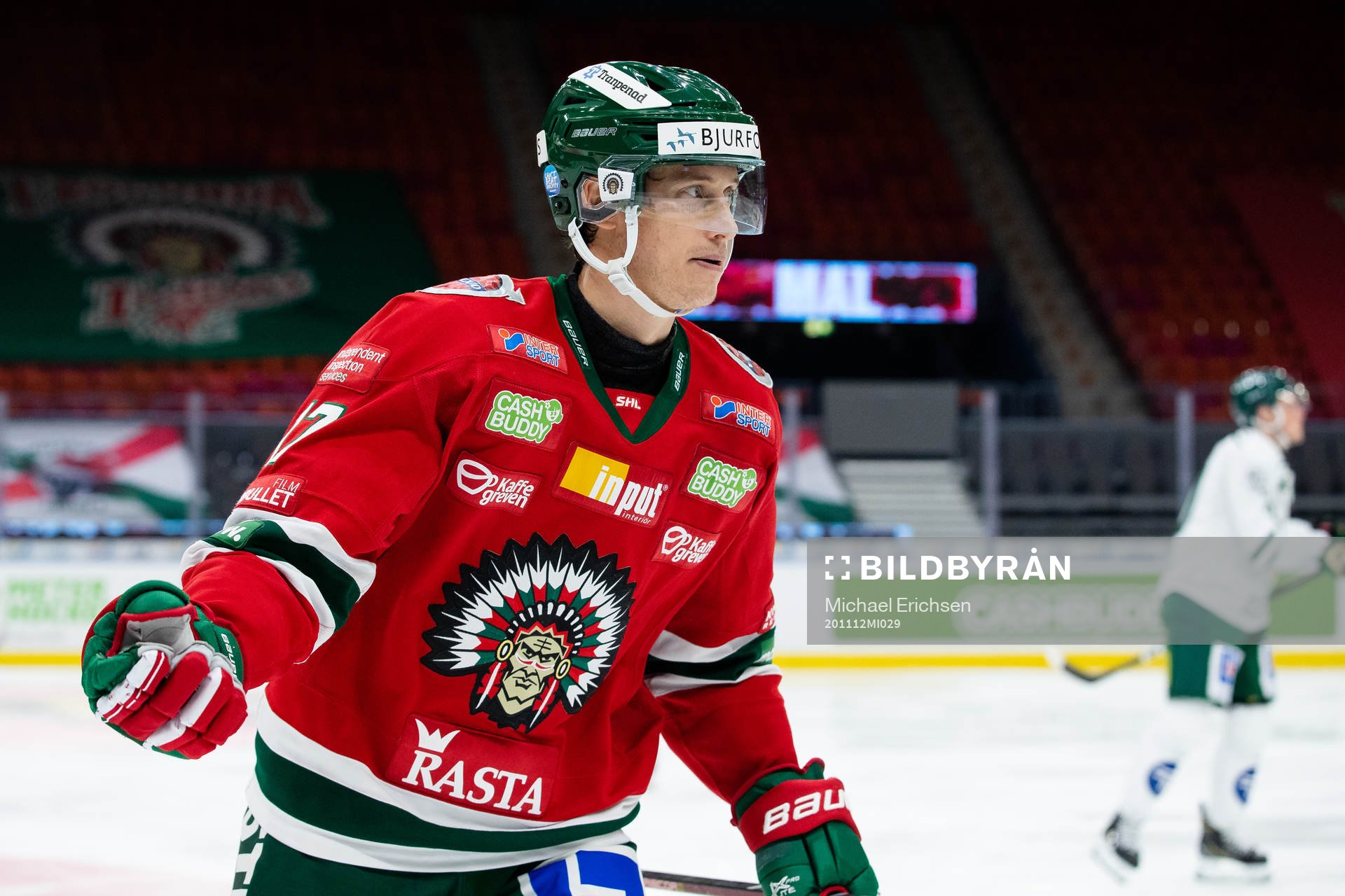 Frölundas Robin Alvarez jublar