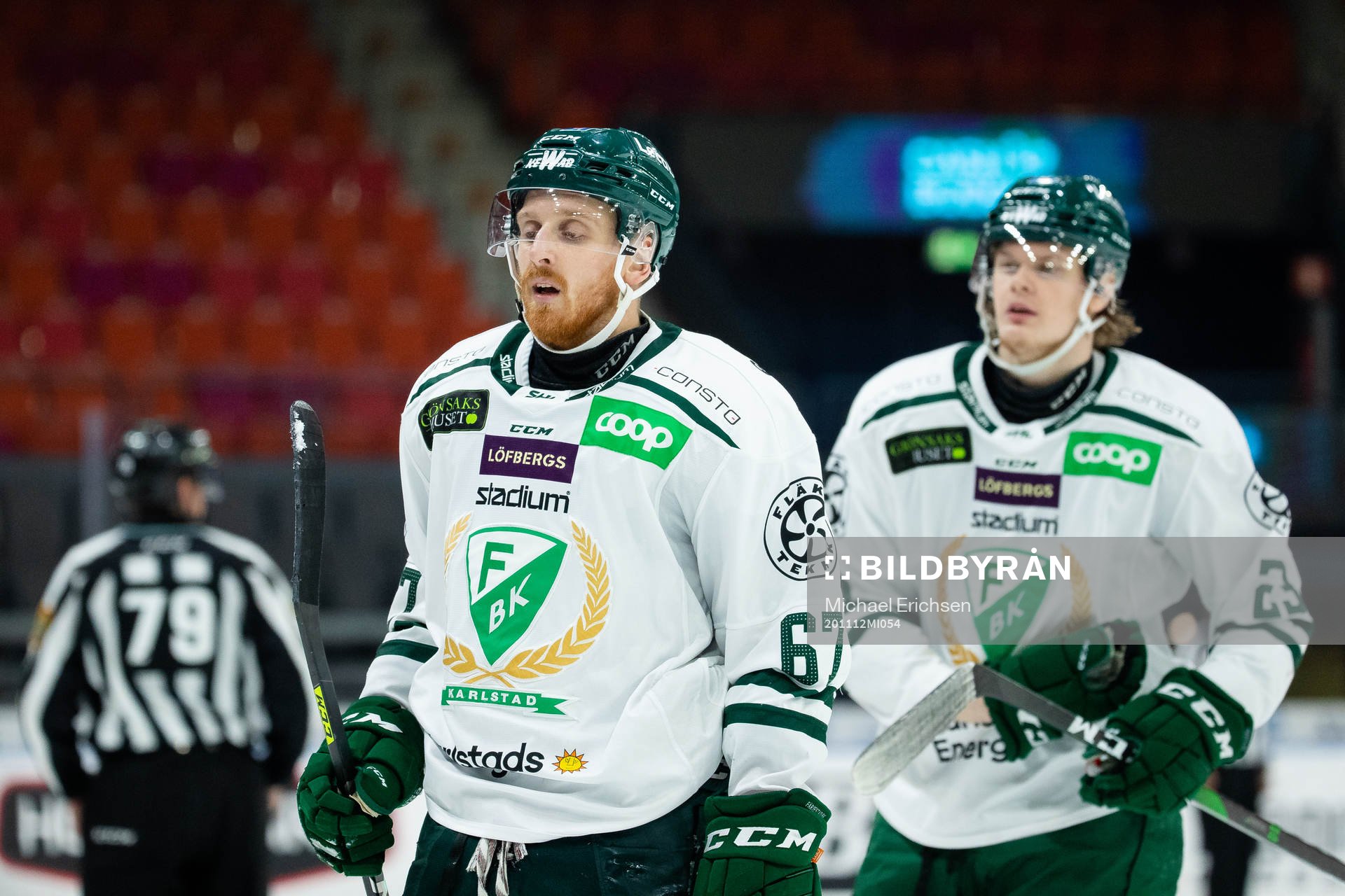 Färjestads Pontus Widerström och Albin Eriksson