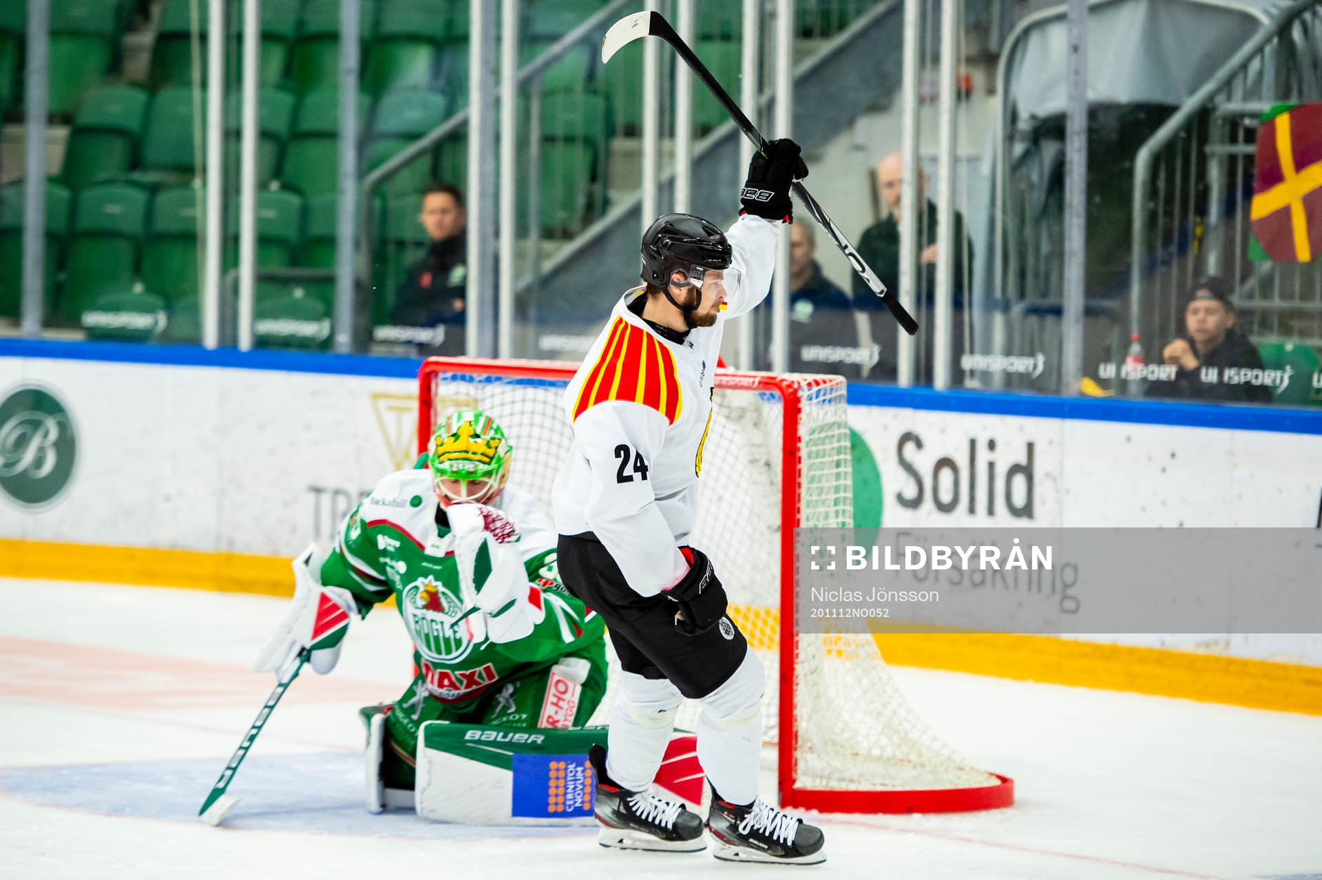 Brynäs Emil Molin jublar