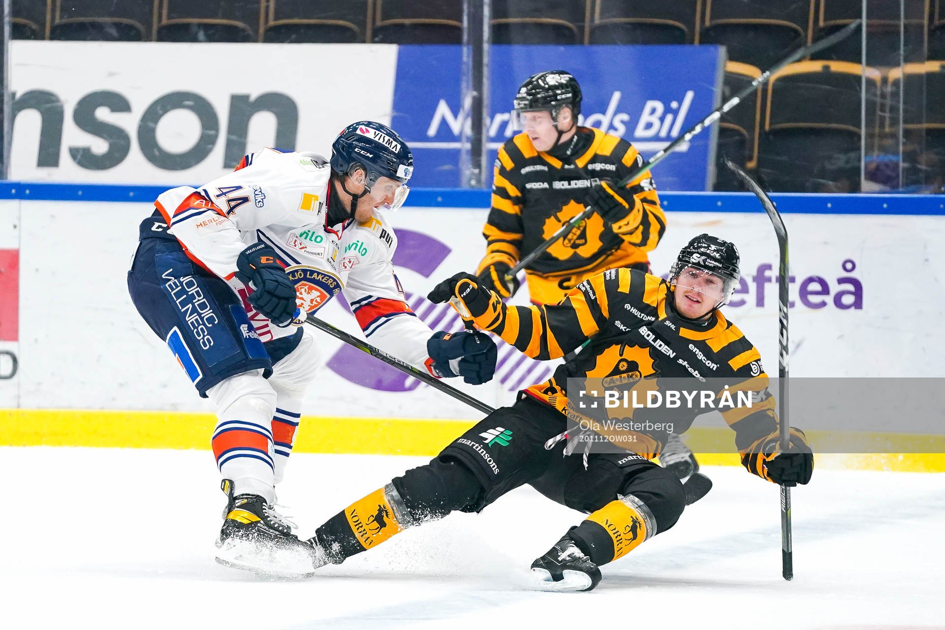 Växjös Peter Andersson och Skellefteås Niclas Burström