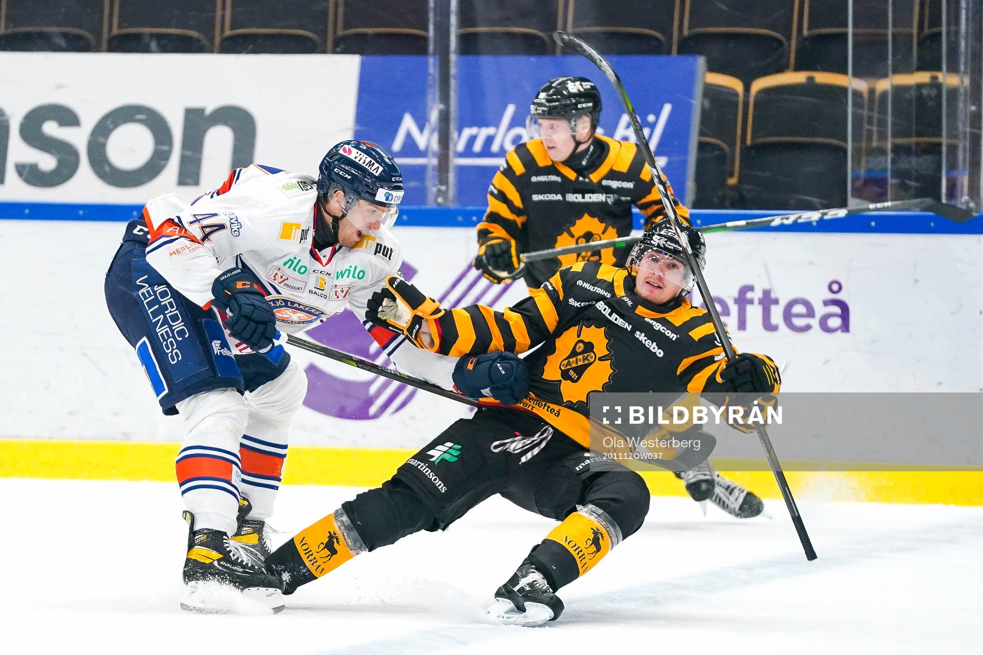 Växjös Peter Andersson och Skellefteås Niclas Burström